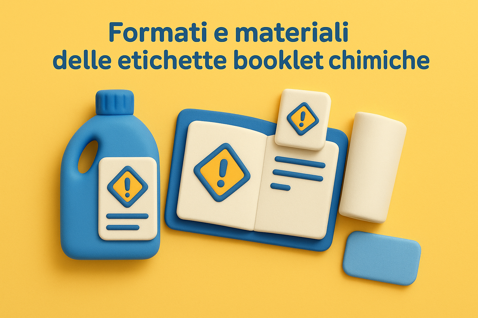 Formati e materiali delle etichette booklet chimiche