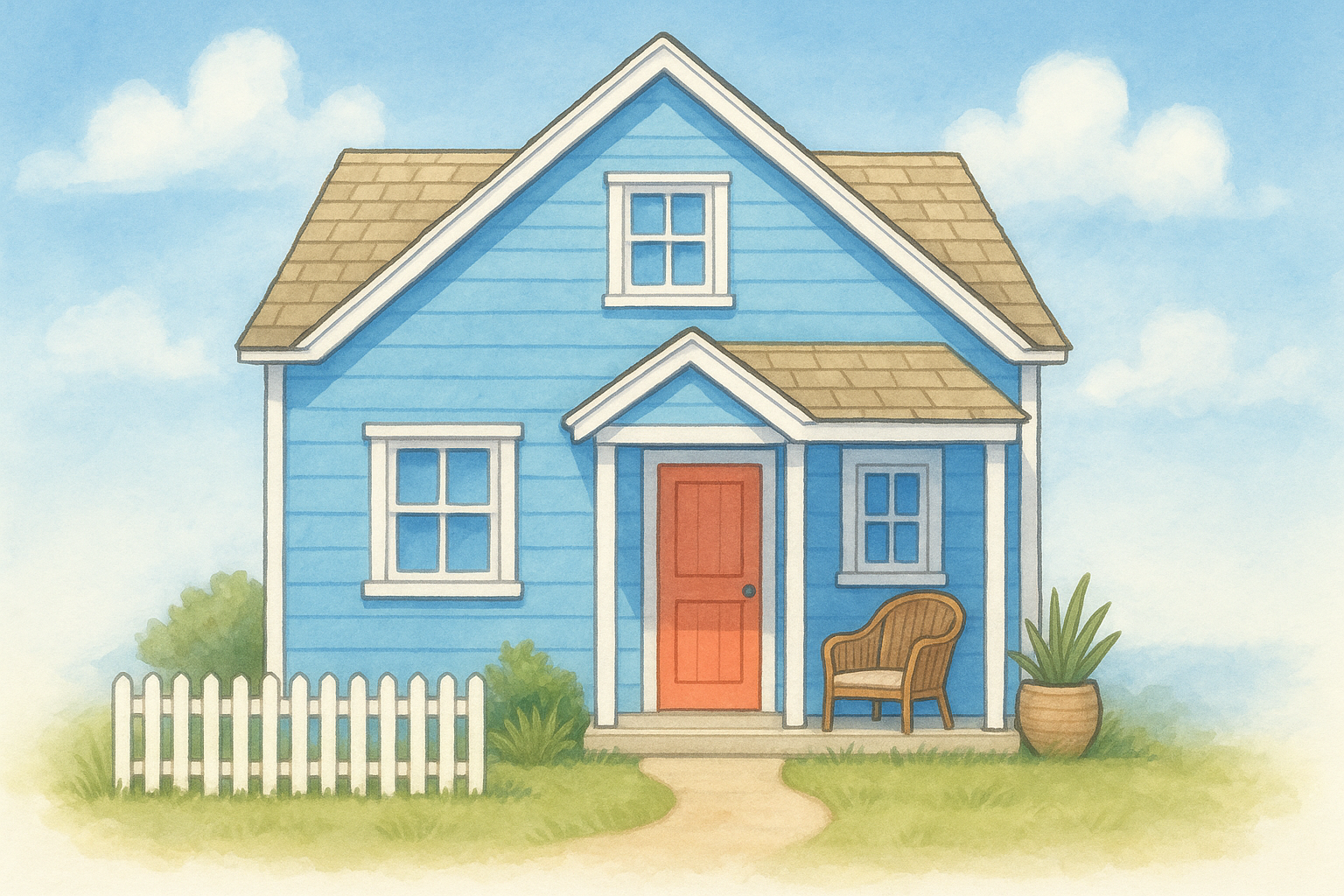 5 Exterior Paint Home Ideas to Boost Your Dublin Curb Appeal 4 5. Coastal-inspired pastel blue scheme