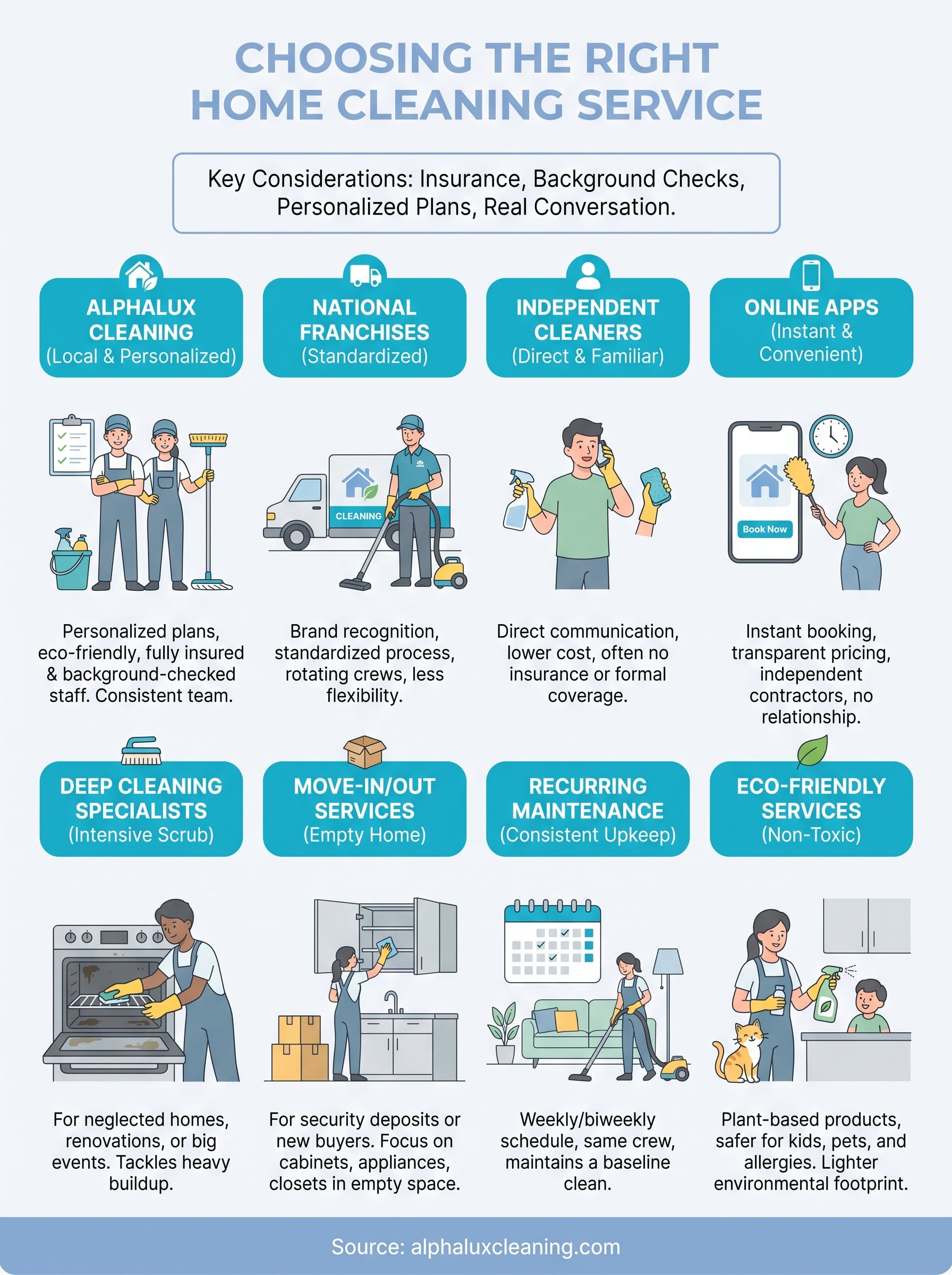cleaning service home infographic