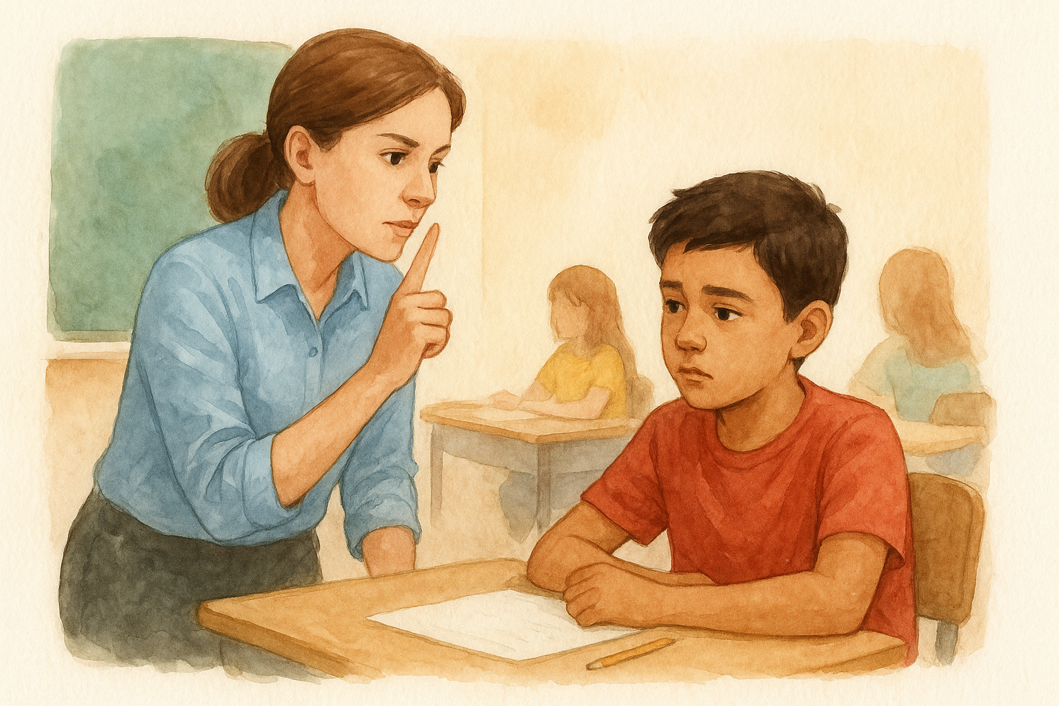4. Redirect low-level behavior with nonverbal cues