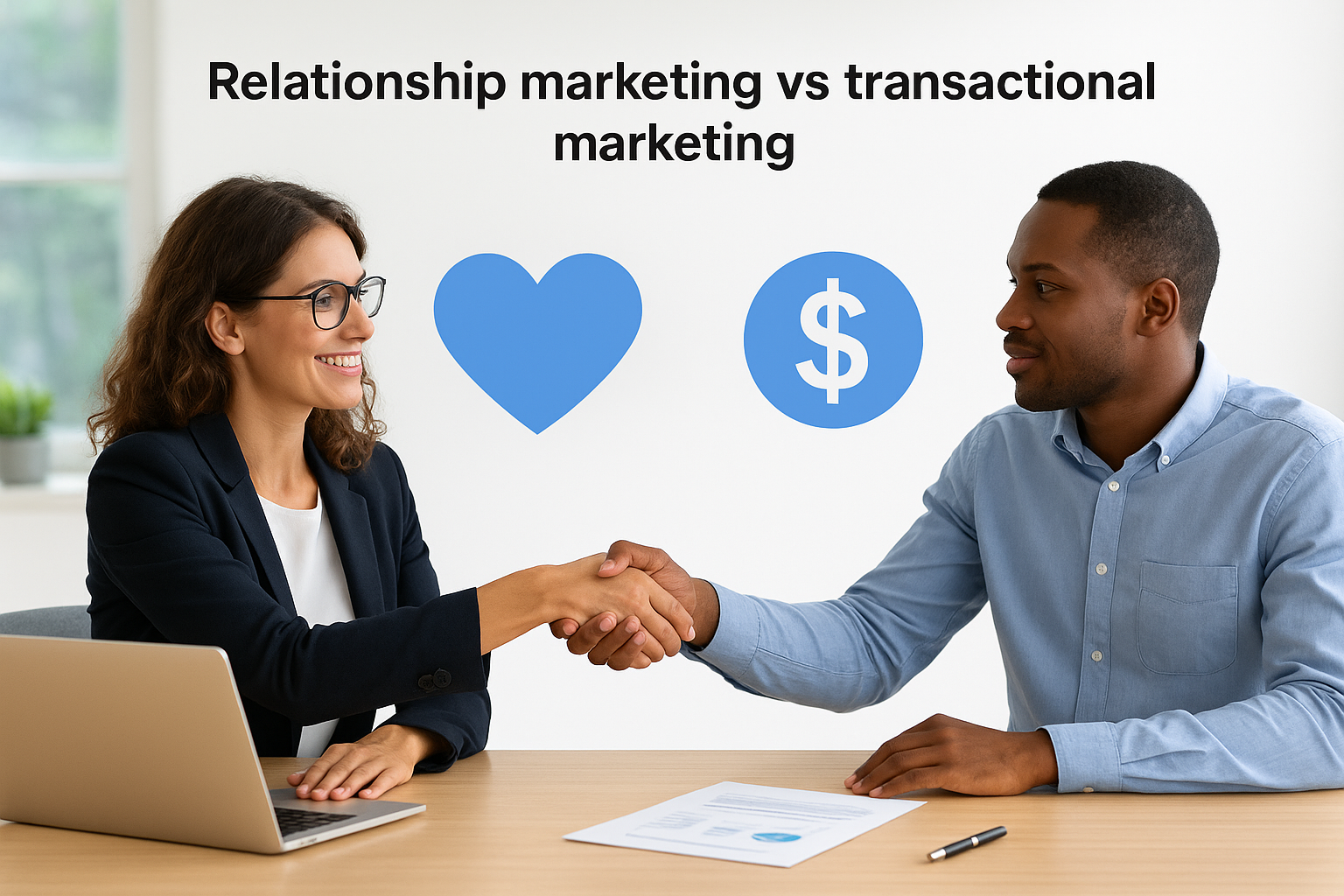 Relationship marketing vs transactional marketing