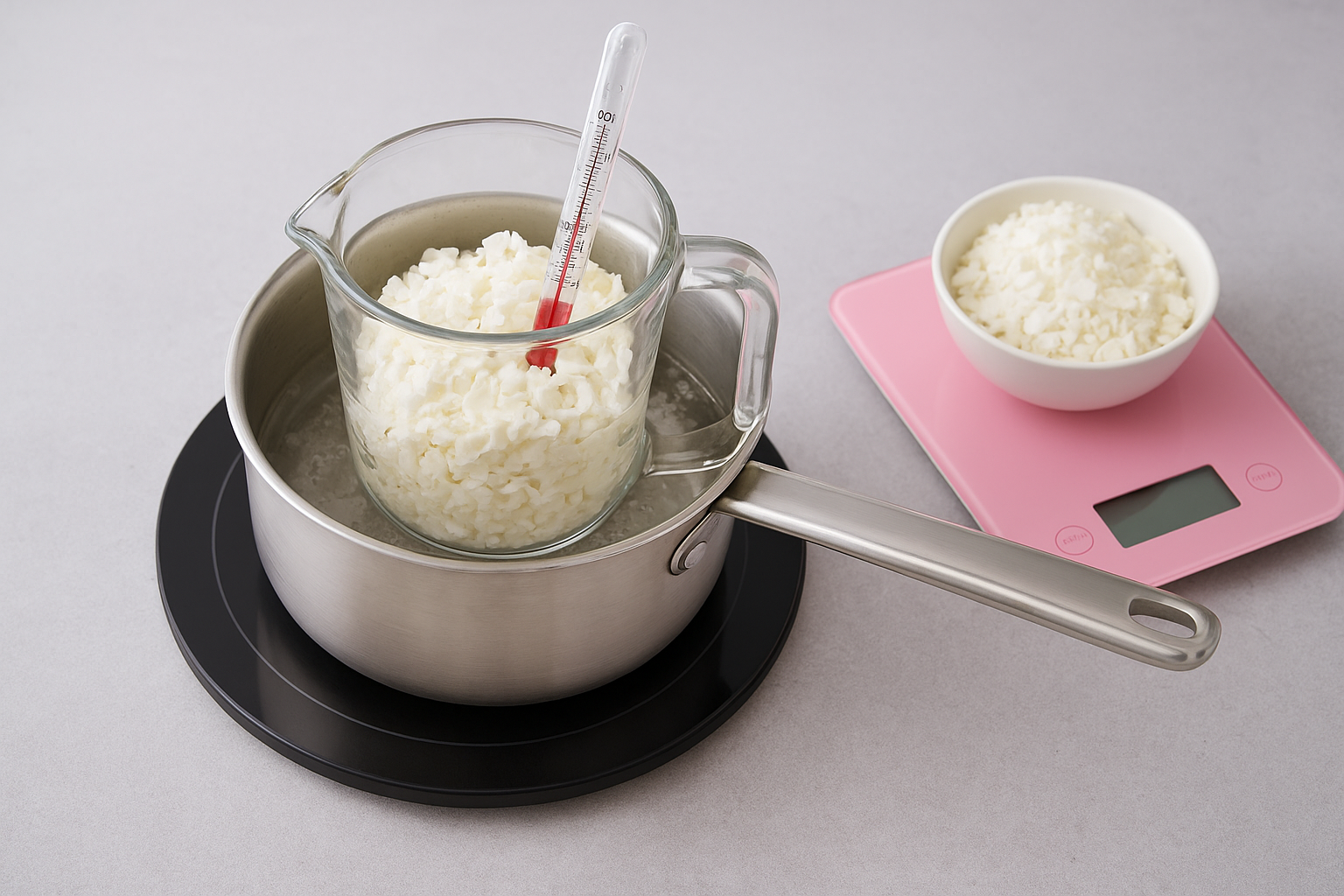 Set up your double boiler