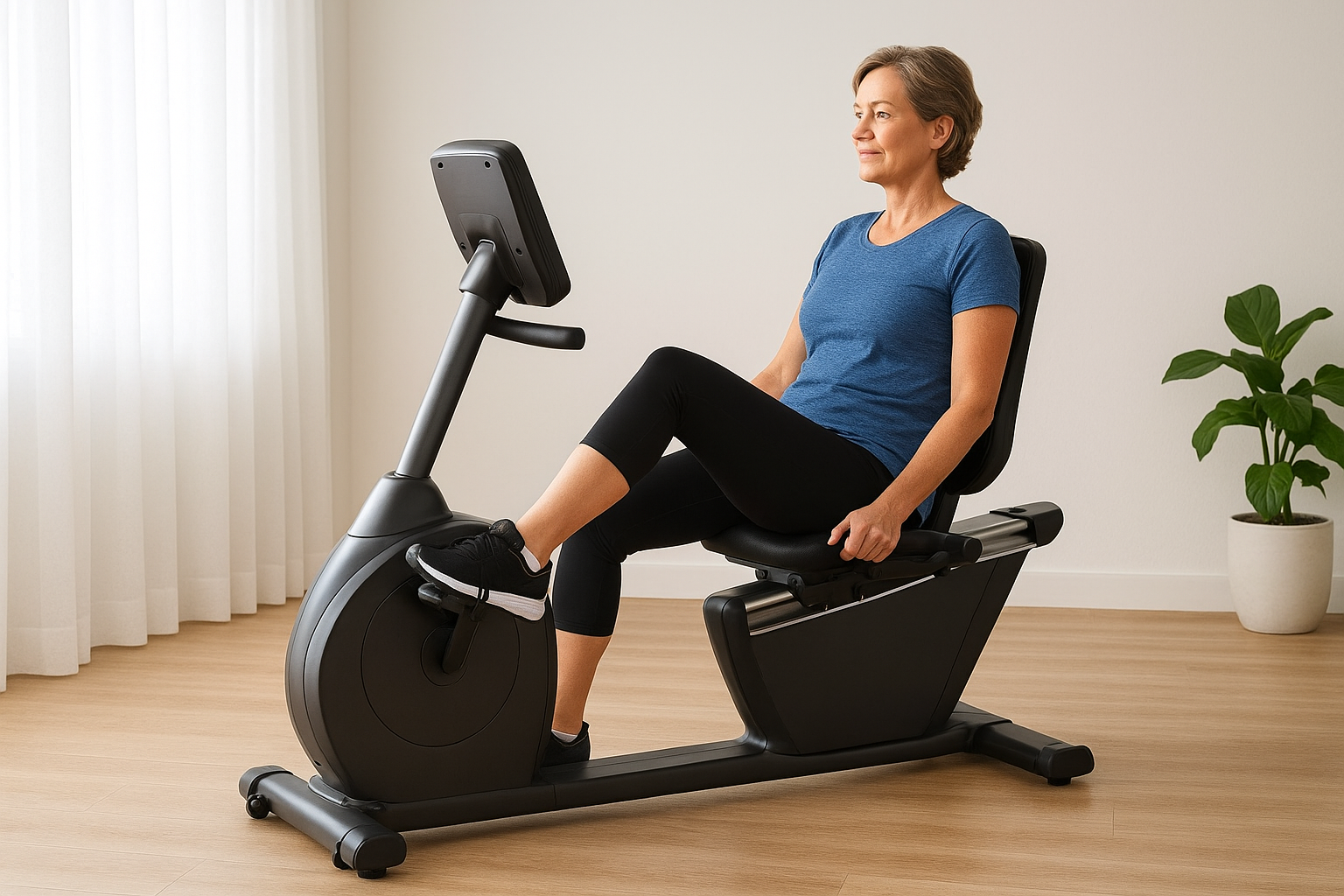 2. Recumbent exercise bikes