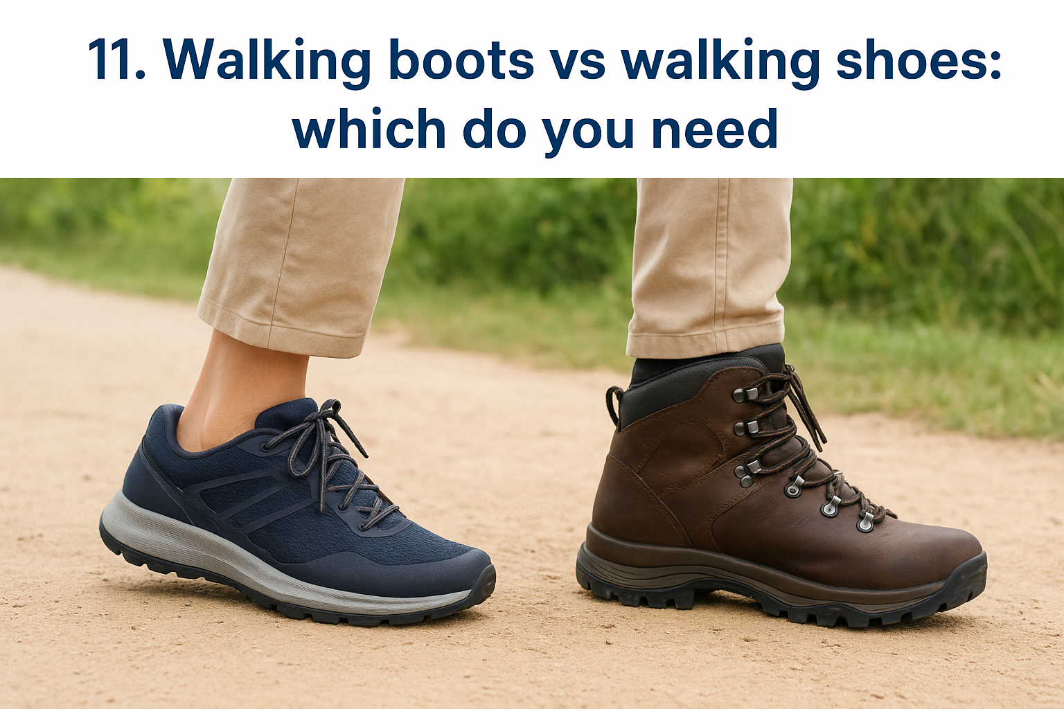 11. Walking boots vs walking shoes: which do you need