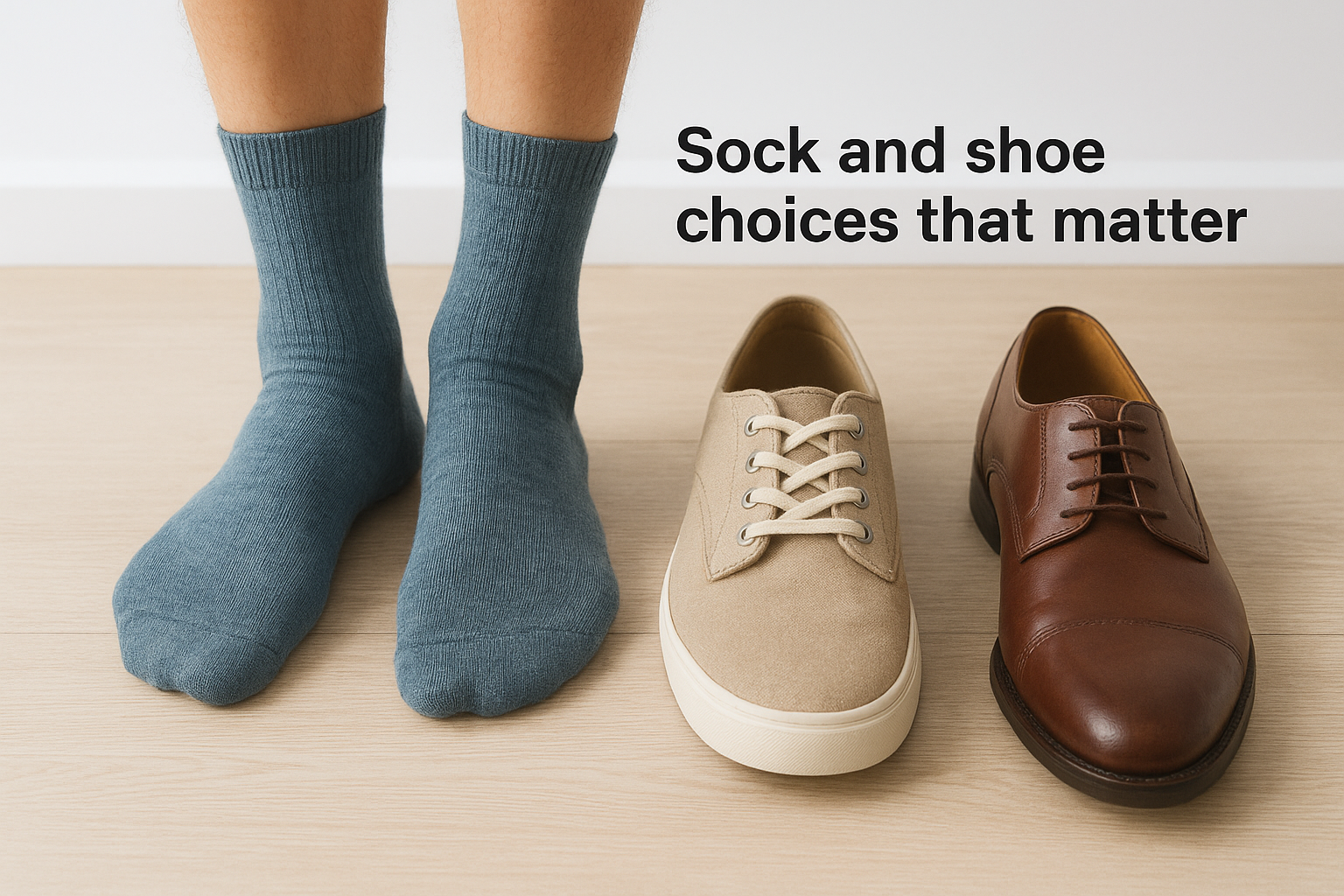 Sock and shoe choices that matter