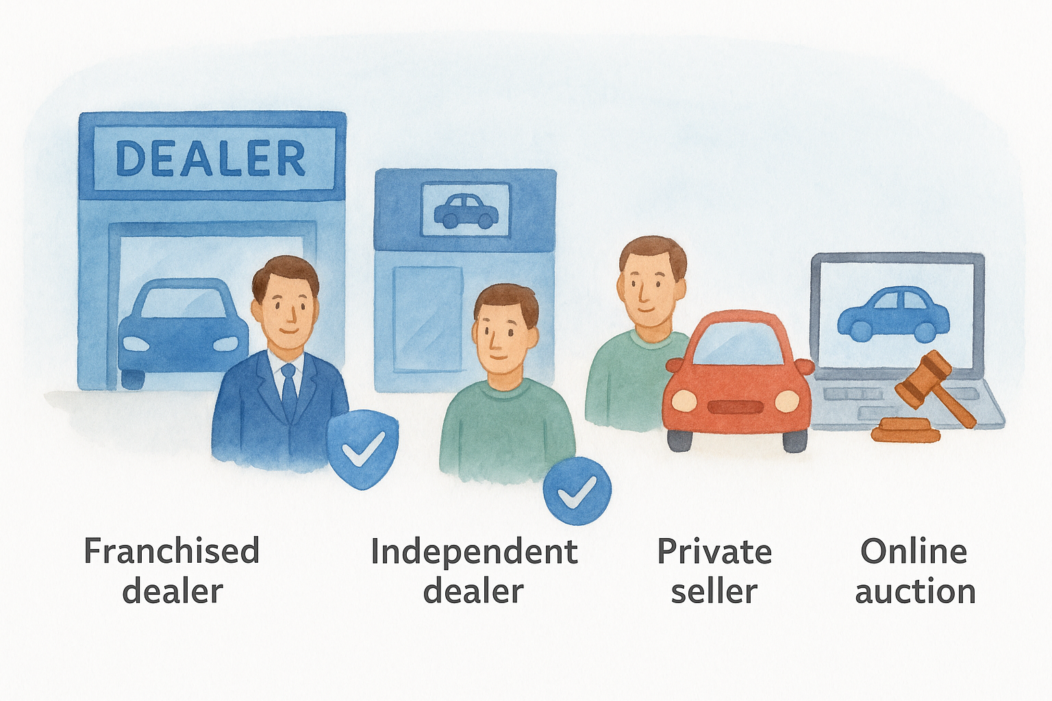 Compare your main buying routes