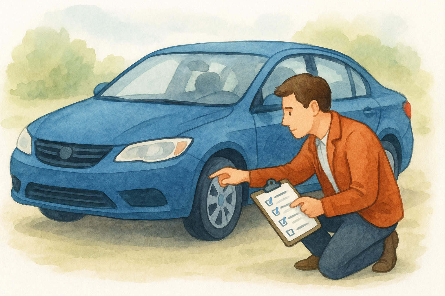 Work through a structured inspection checklist