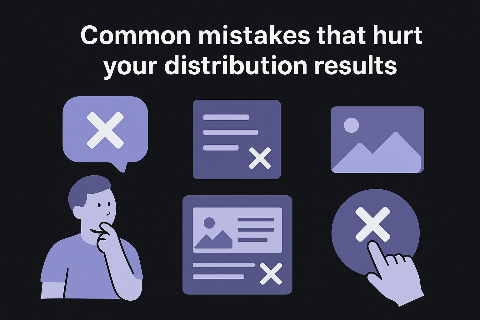 Common mistakes that hurt your distribution results