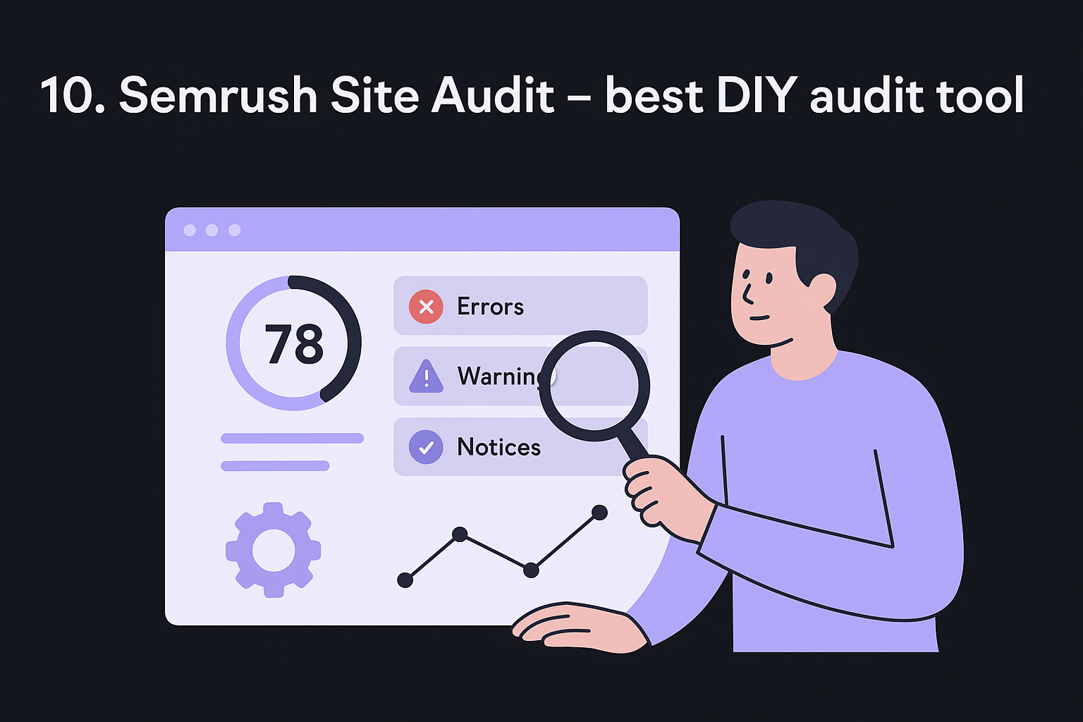 10. Semrush Site Audit – best DIY audit tool
