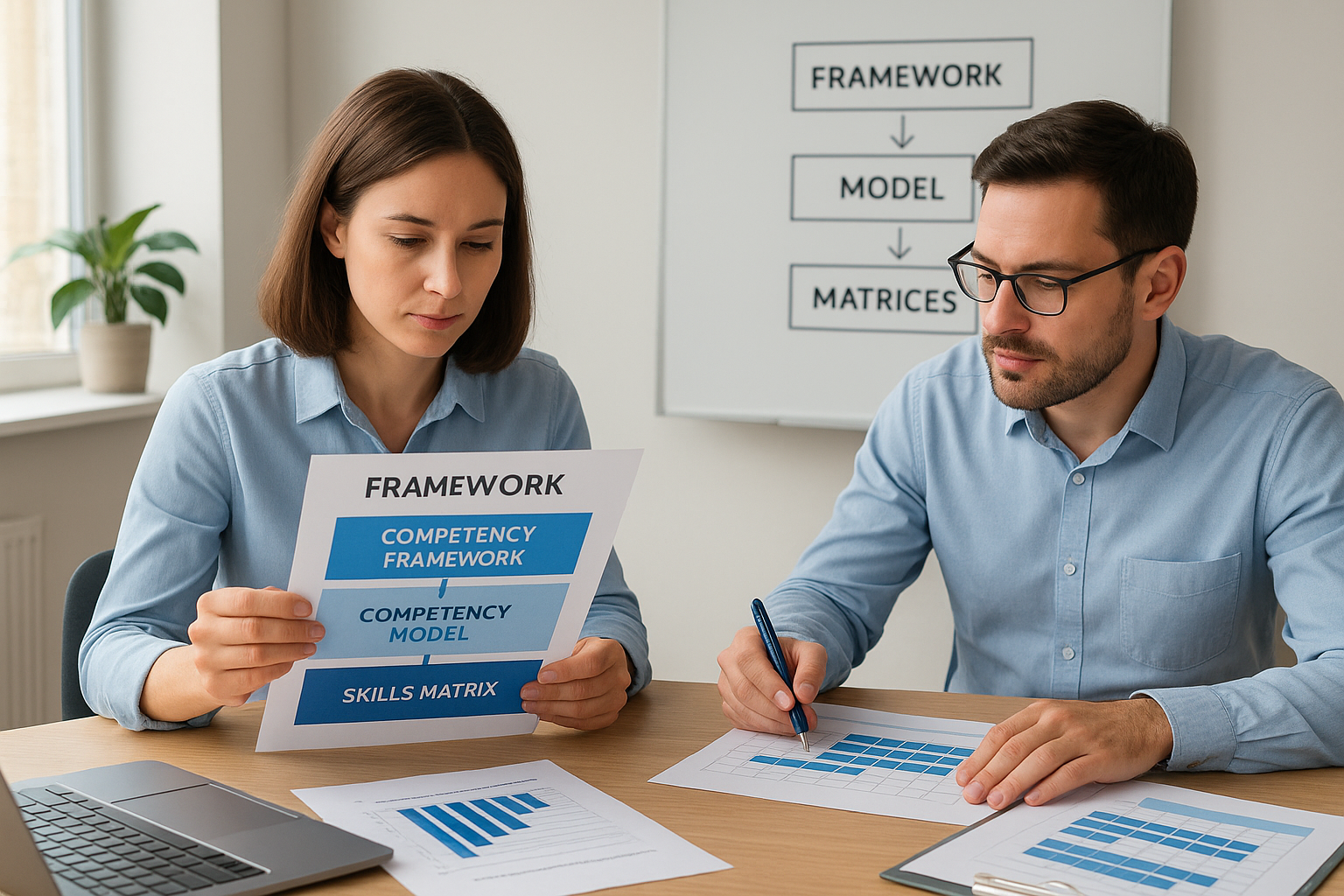 Key components: frameworks, models, and matrices