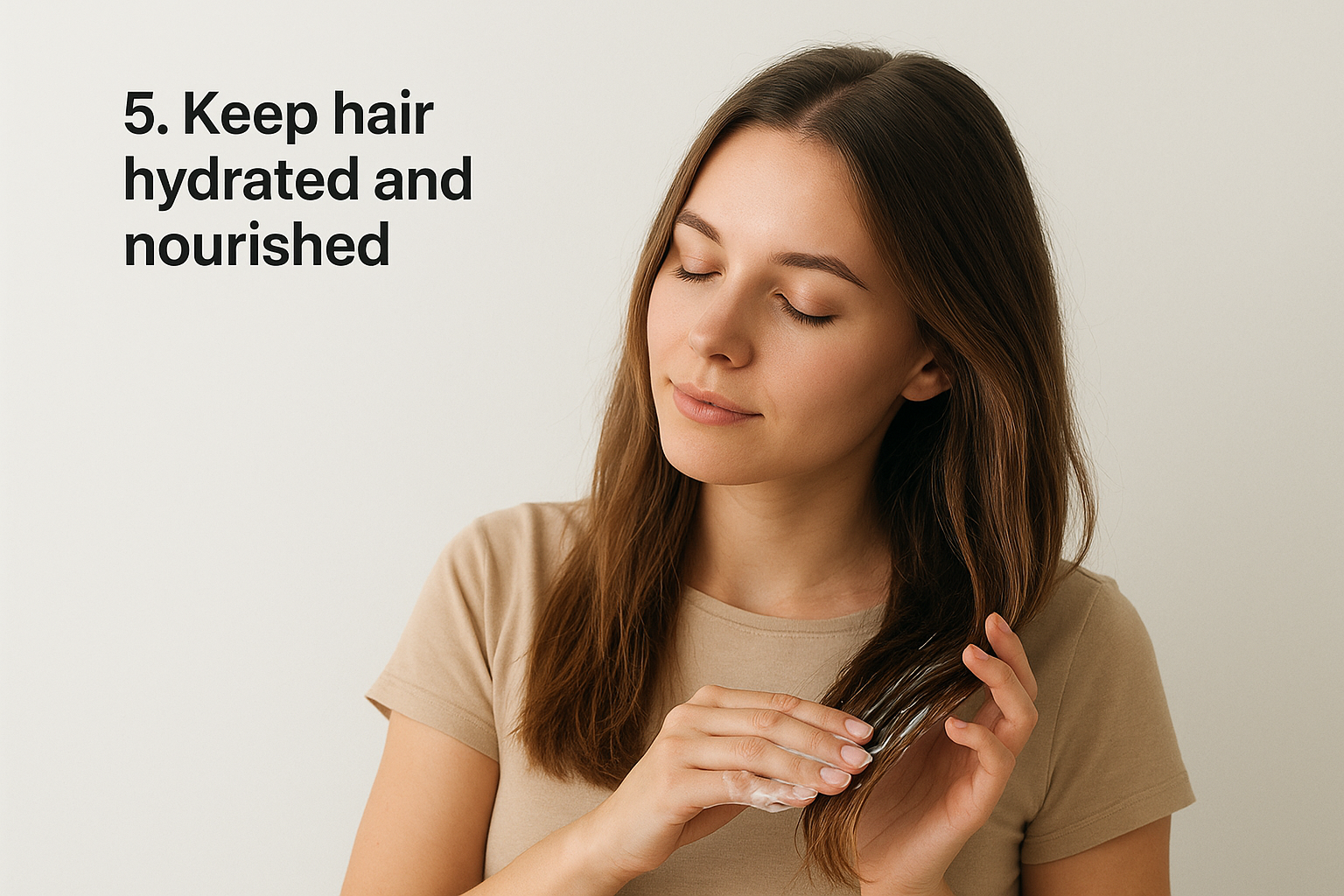 5. Keep hair hydrated and nourished