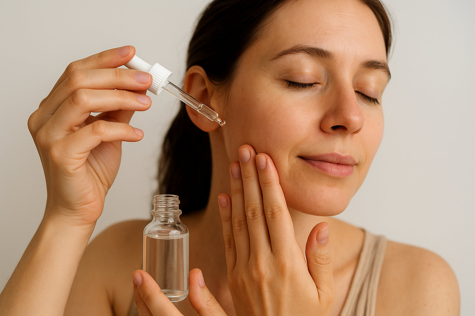 Step 3. Layer on a hydrating serum