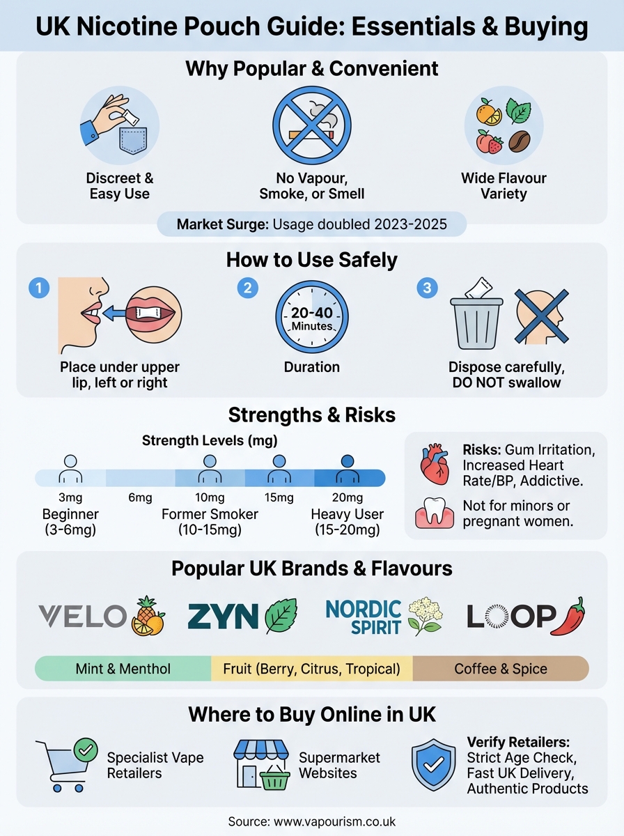 nicotine pouch infographic