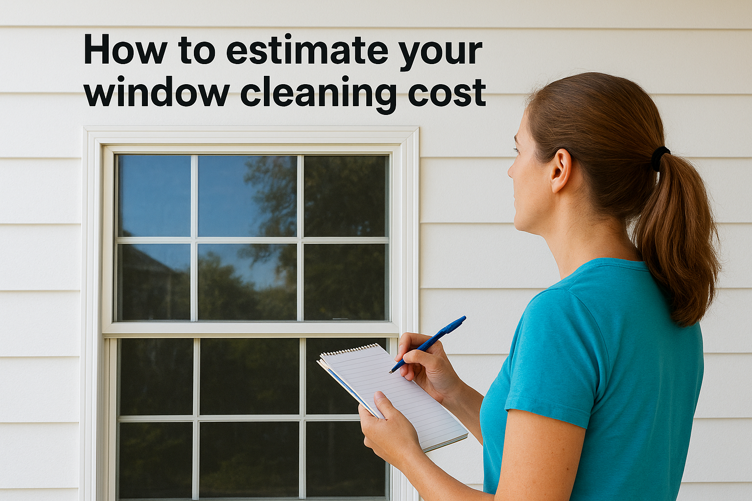 How to estimate your window cleaning cost