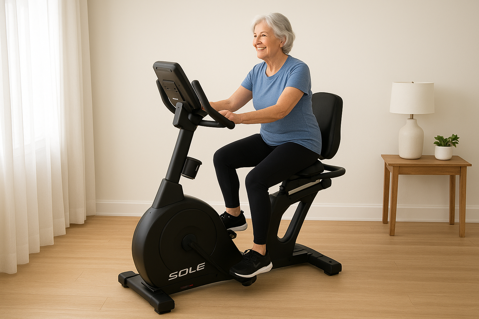 1. Sole B94 upright bike