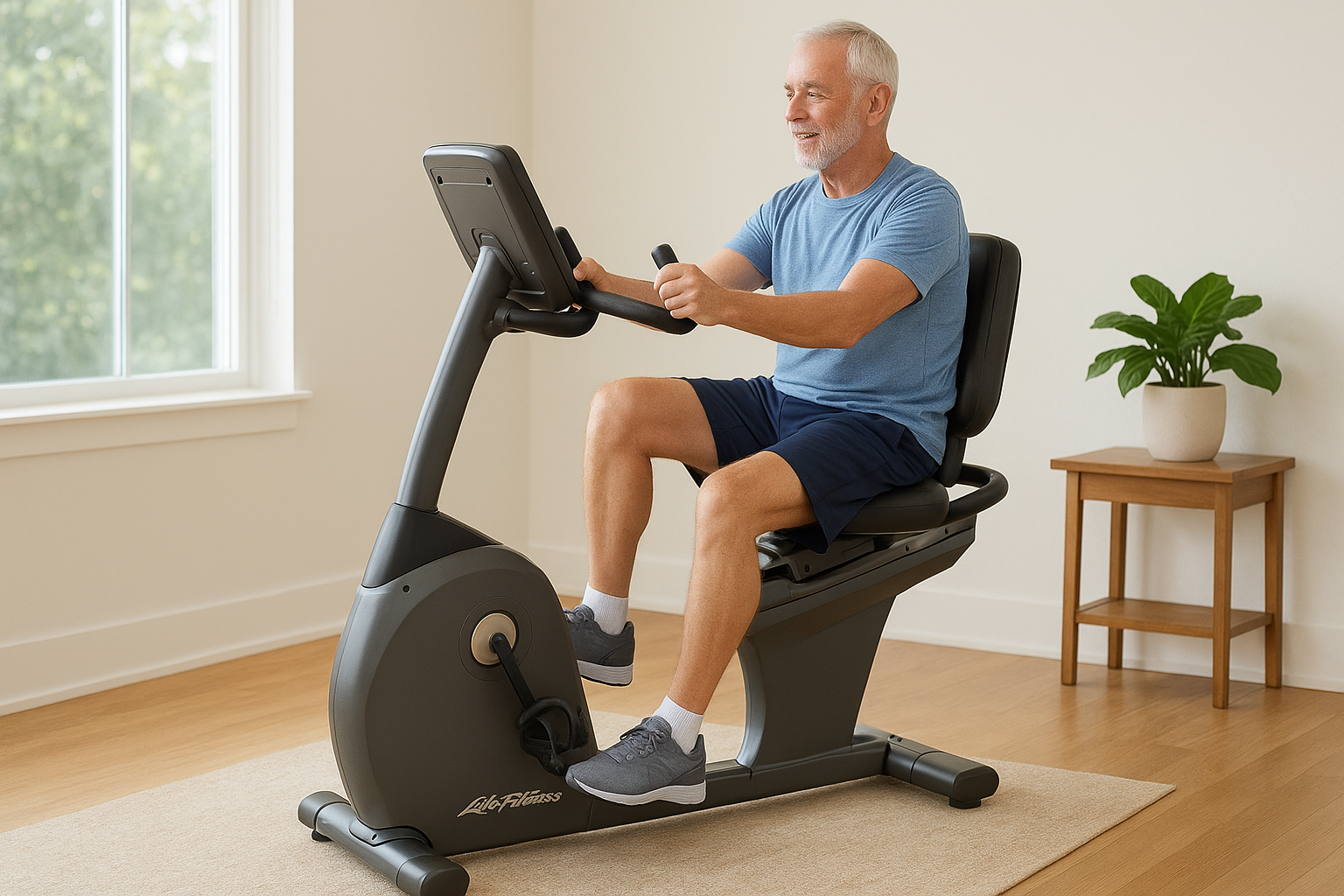 3. Life Fitness C1 Lifecycle upright bike