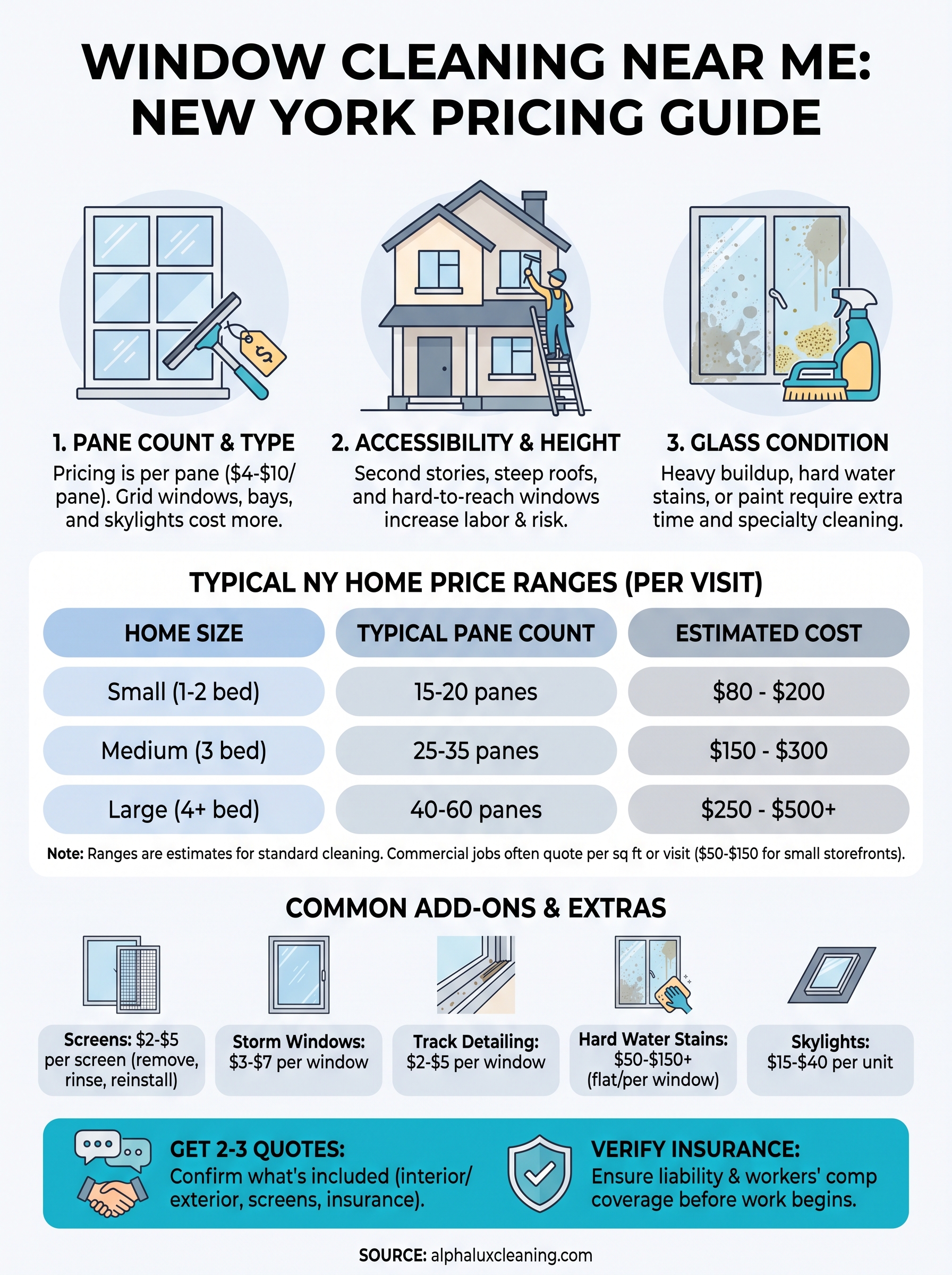 window cleaning near me prices infographic