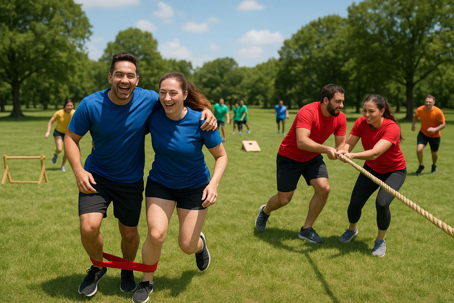 11. Outdoor field day challenges