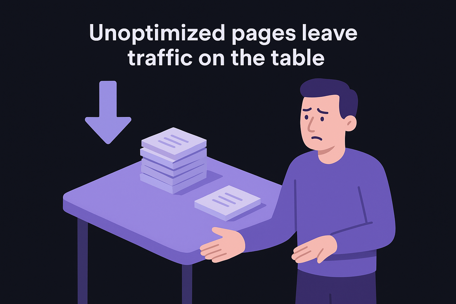 Unoptimized pages leave traffic on the table