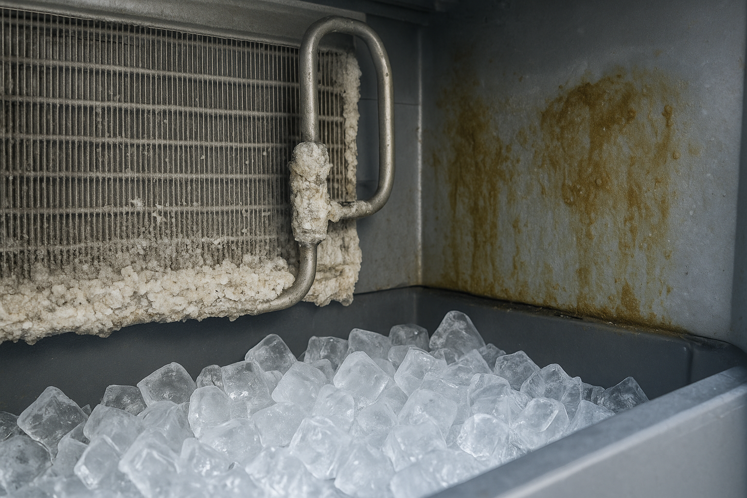 What causes scale and biofilm buildup