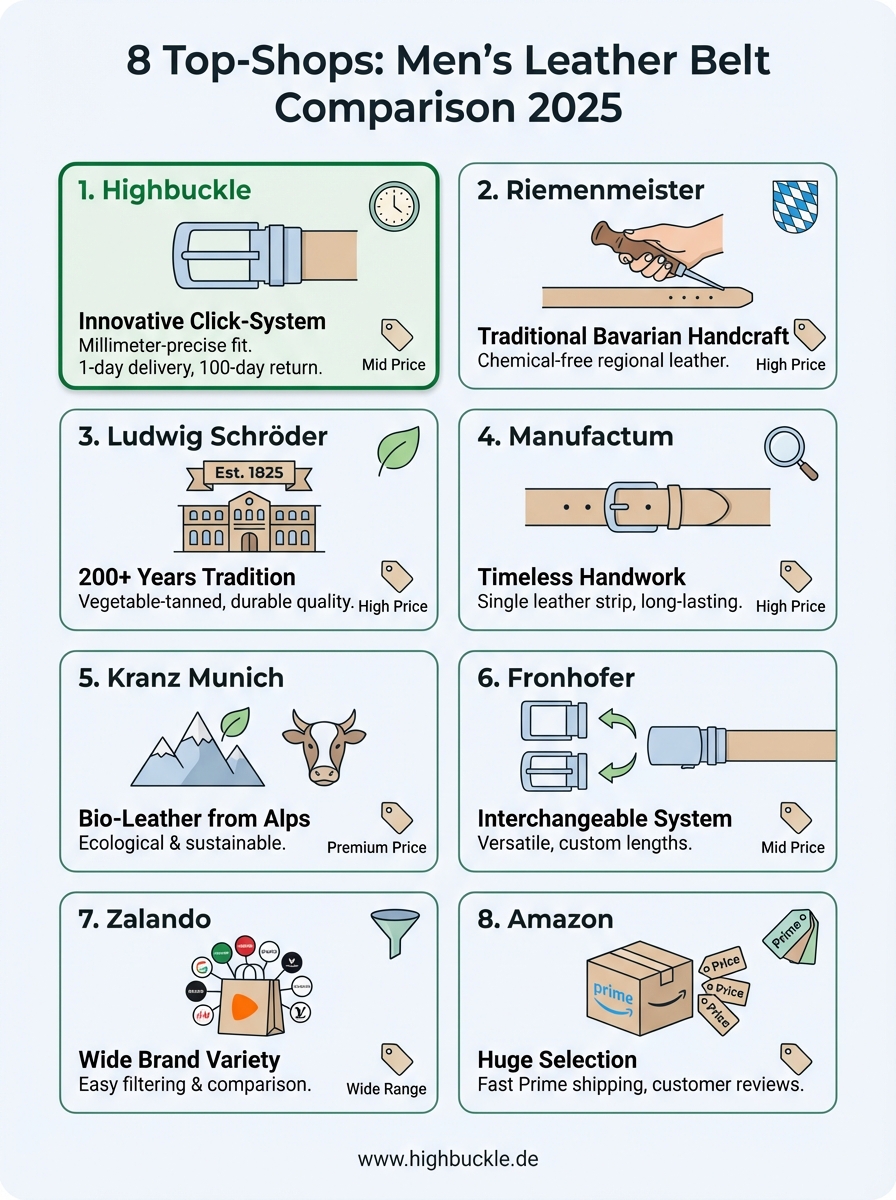 ledergürtel herren kaufen infographic