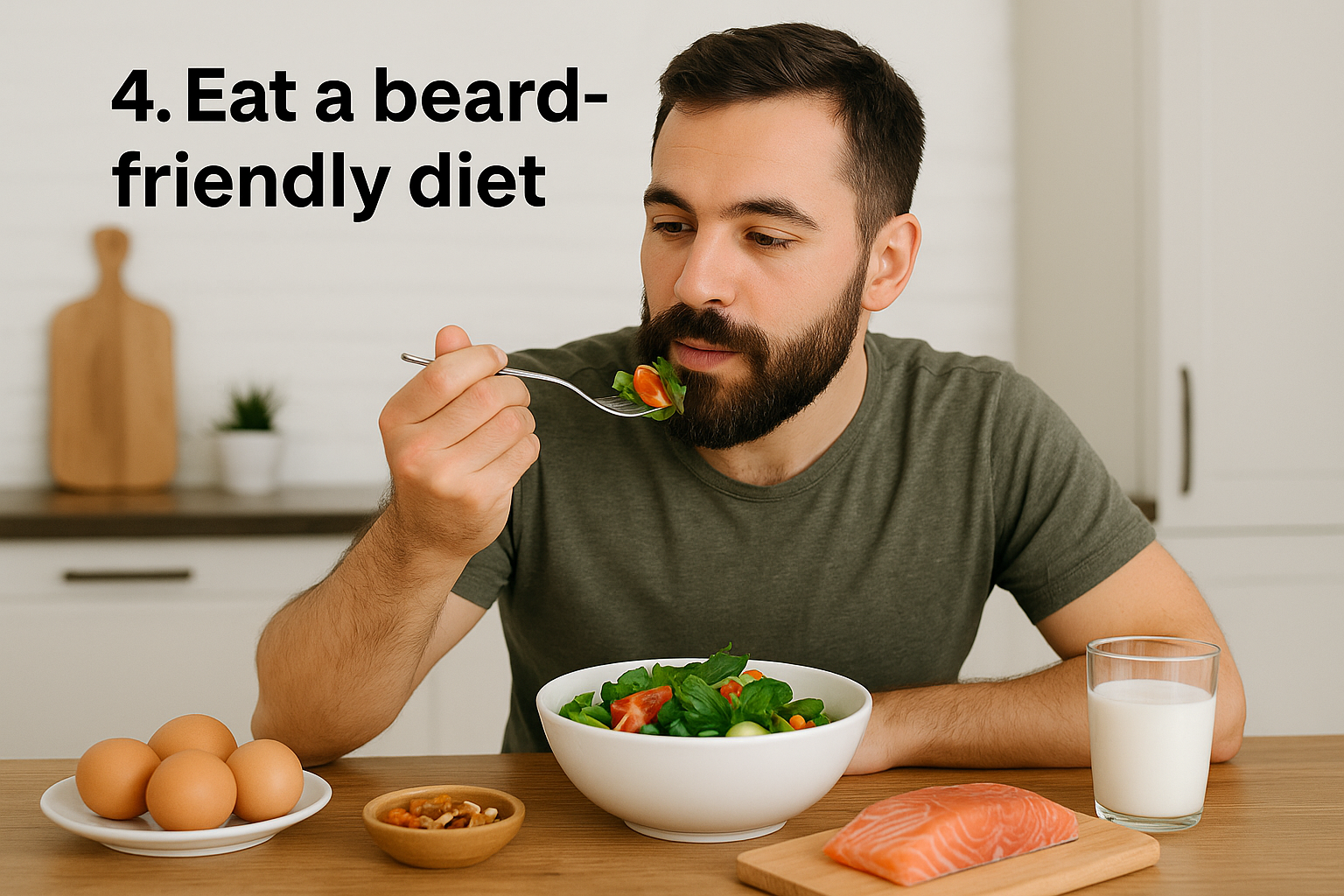 4. Eat a beard-friendly diet