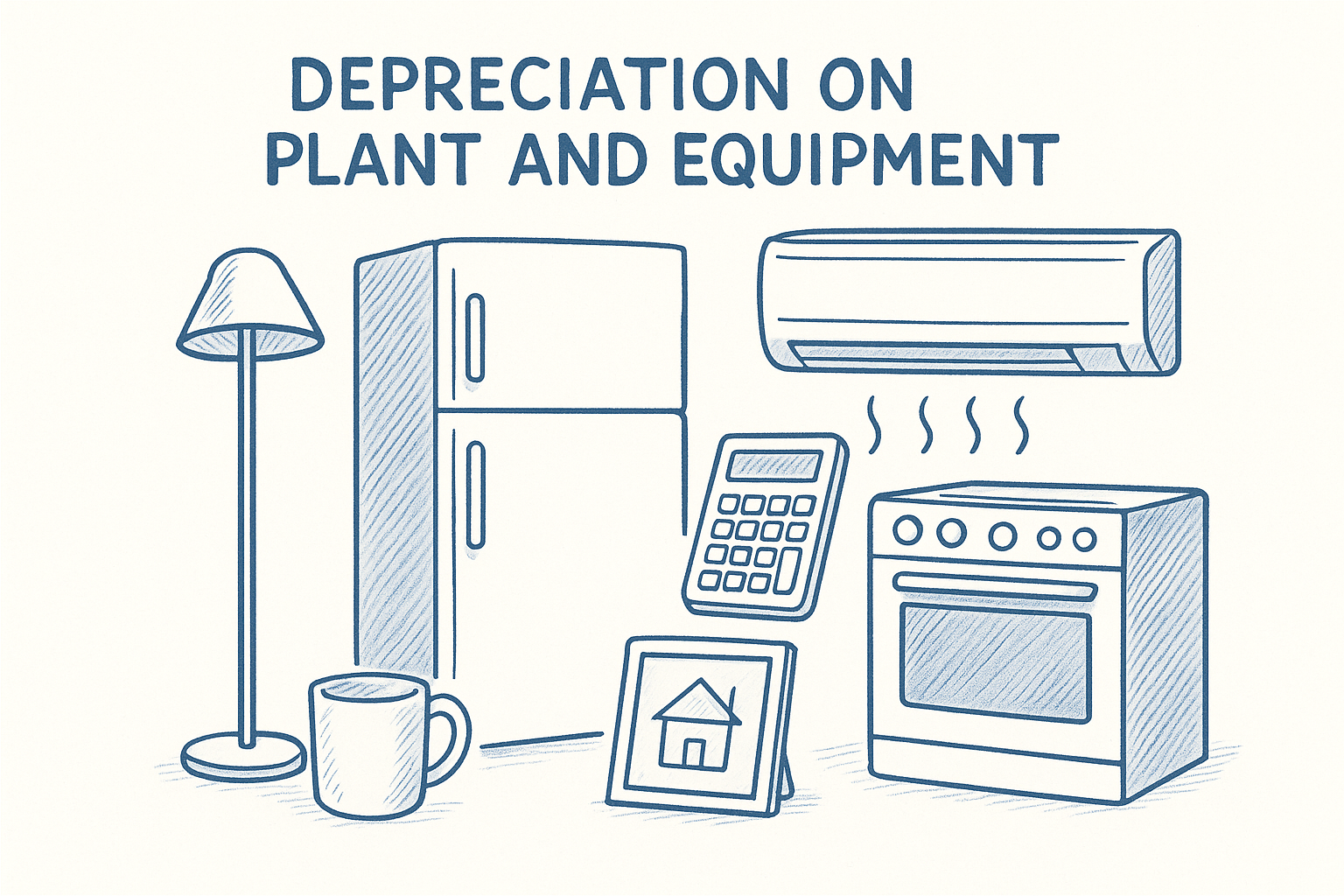 4. Depreciation on plant and equipment