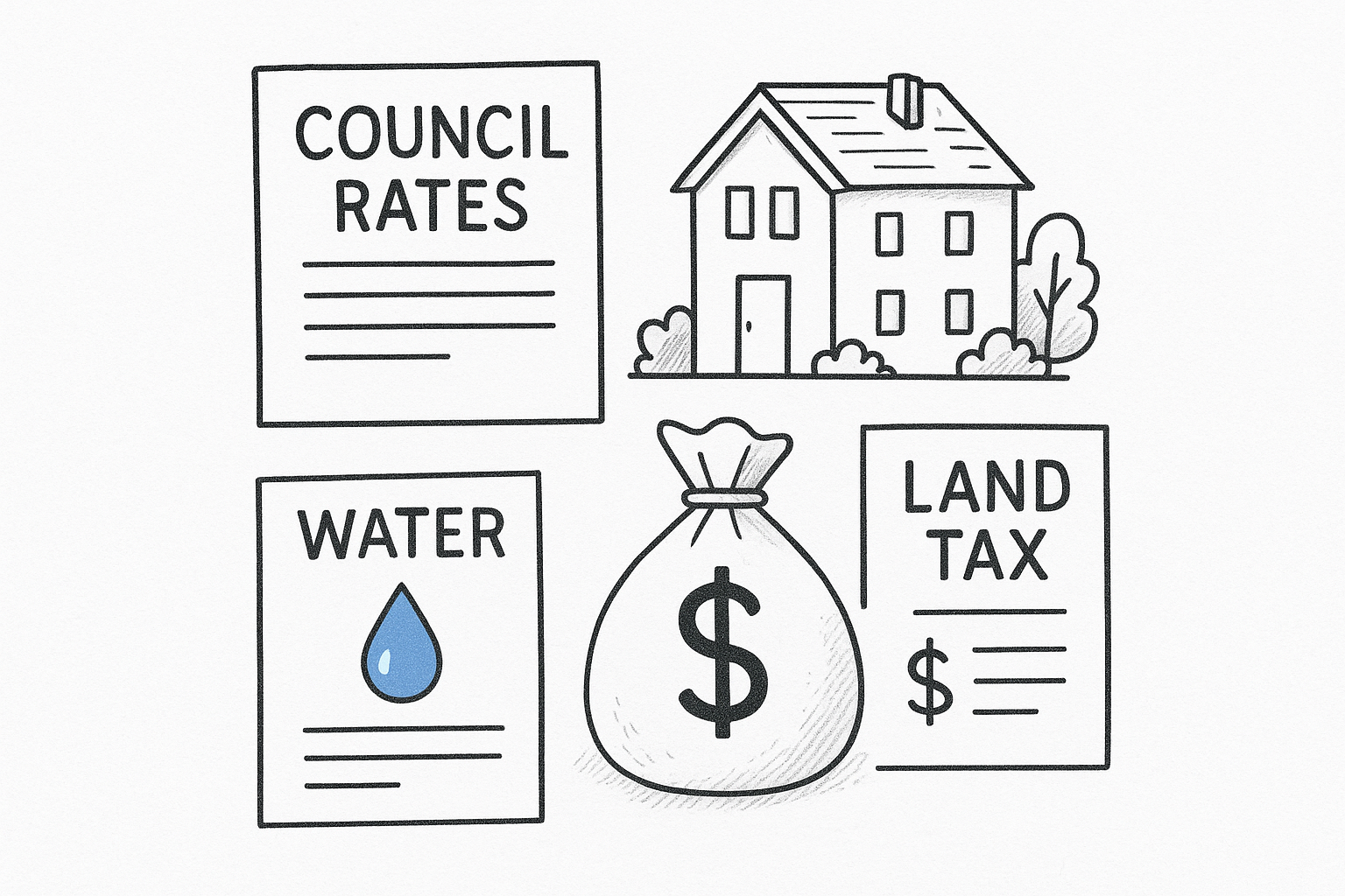 6. Council rates, water charges and land tax