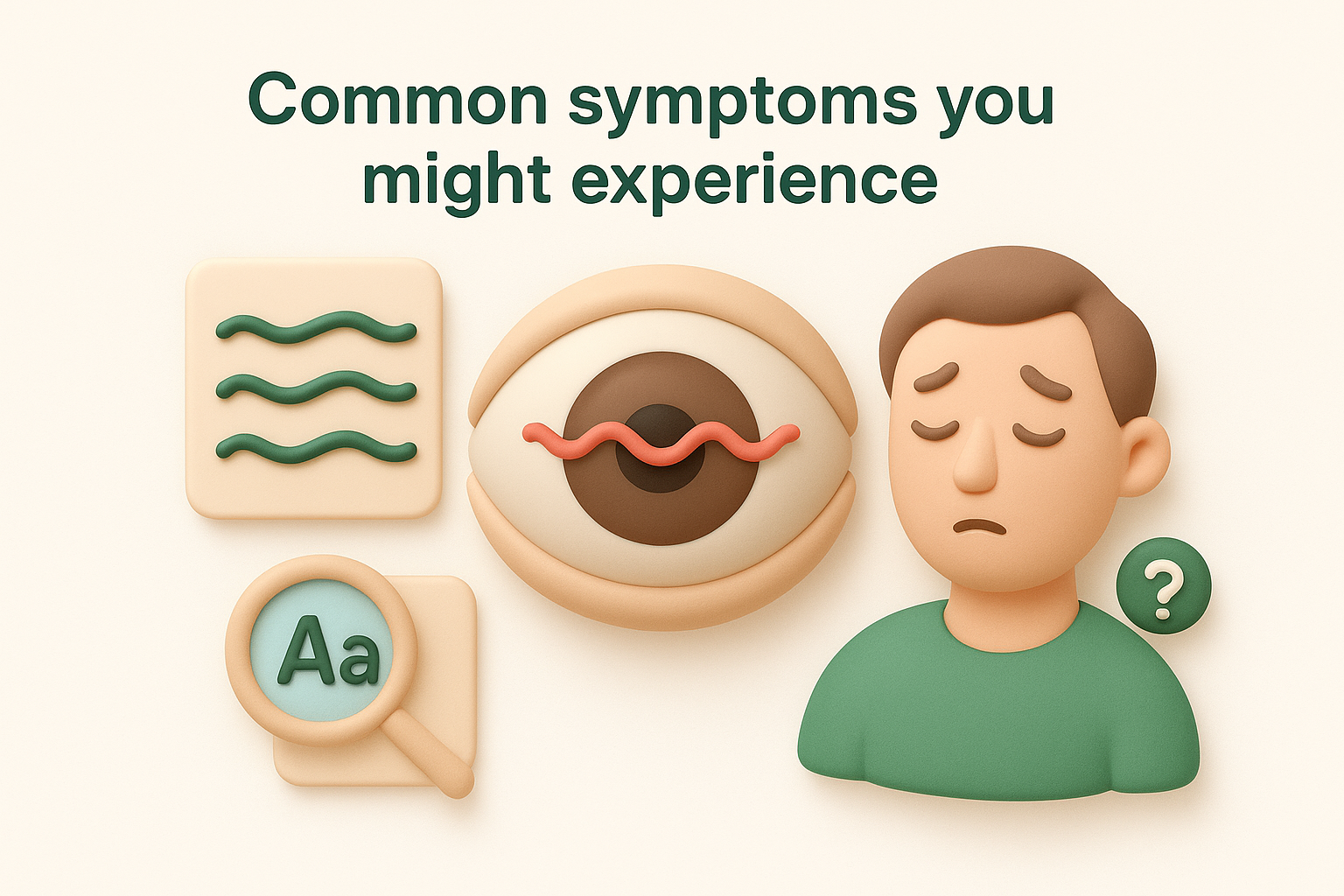 Common symptoms you might experience