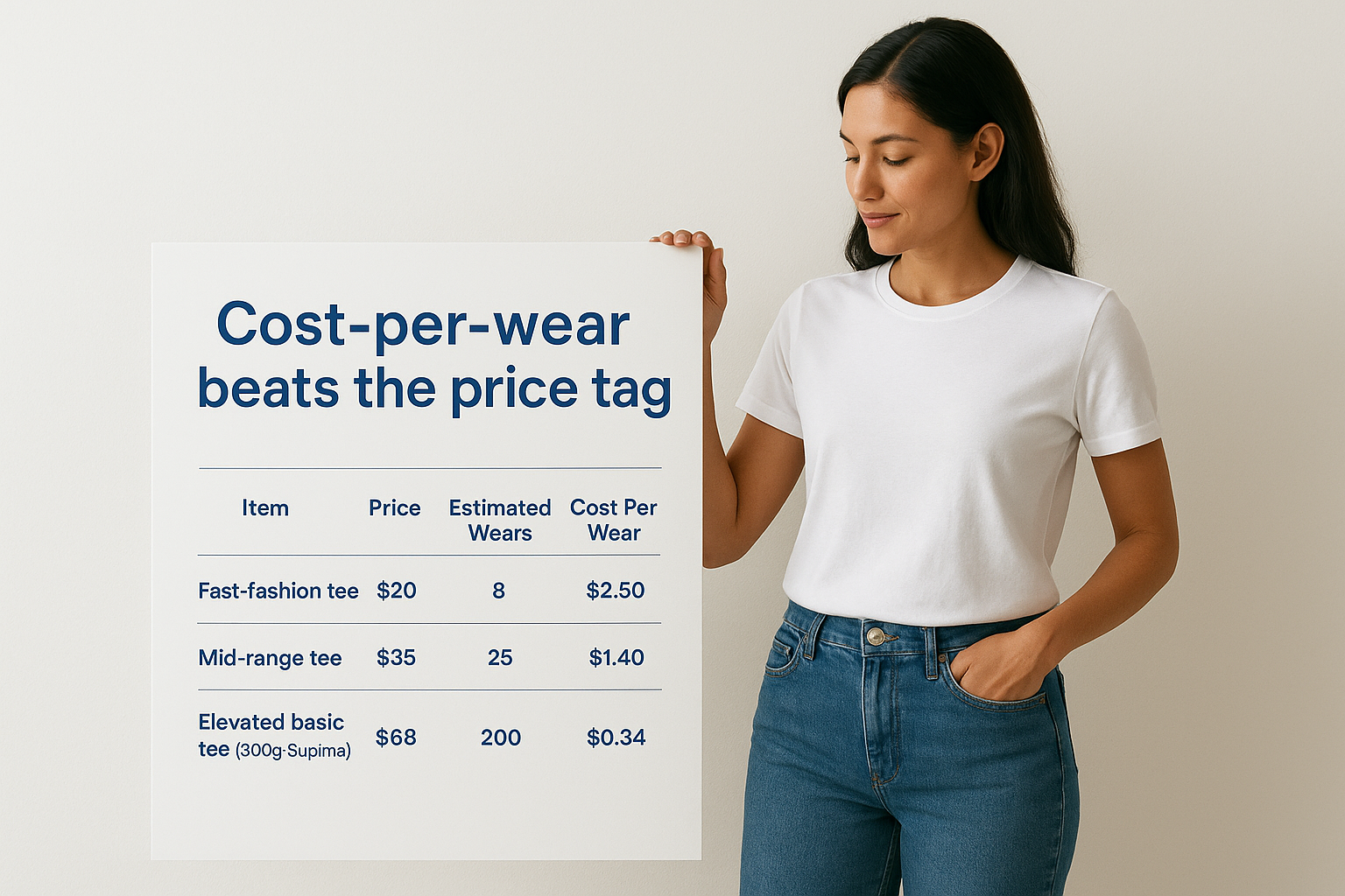 Cost-per-wear beats the price tag