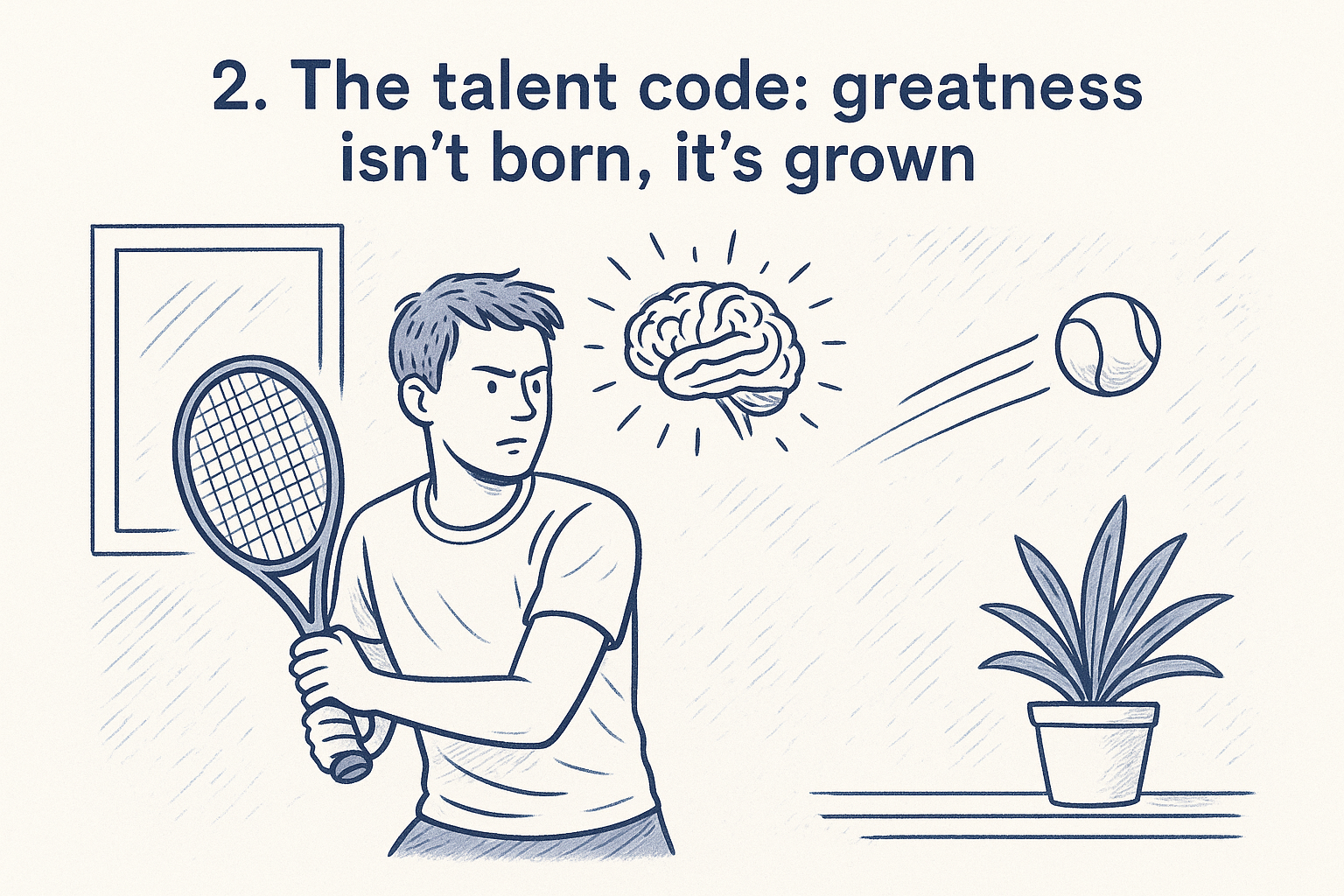 2. The talent code: greatness isn't born, it's grown