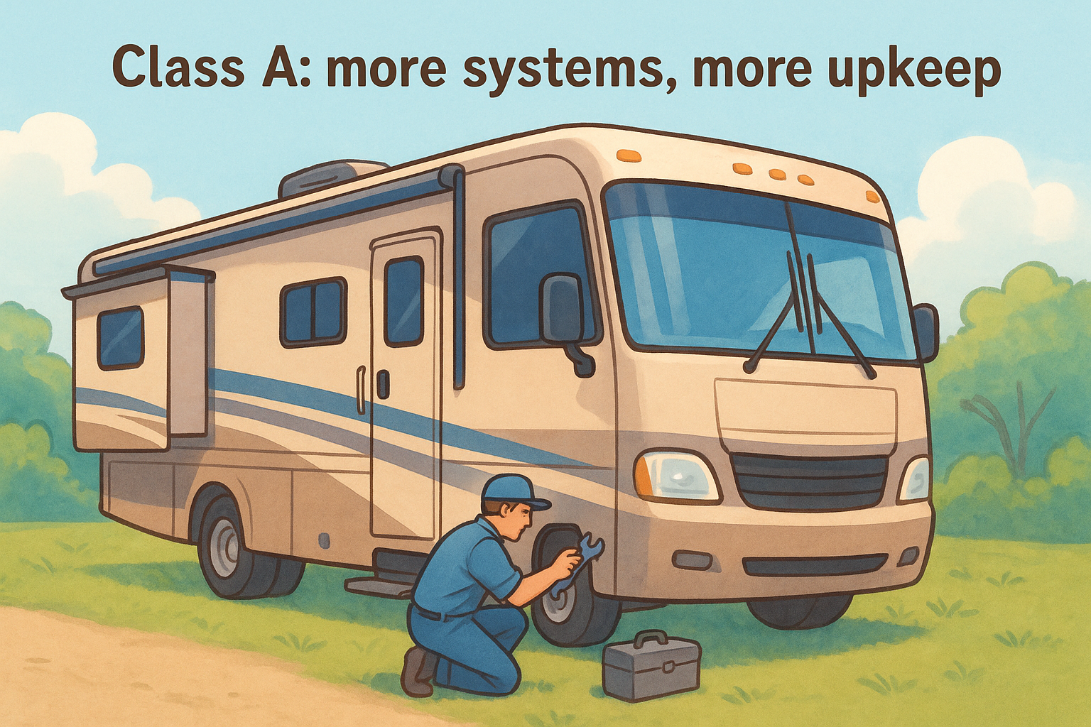 Class A: more systems, more upkeep