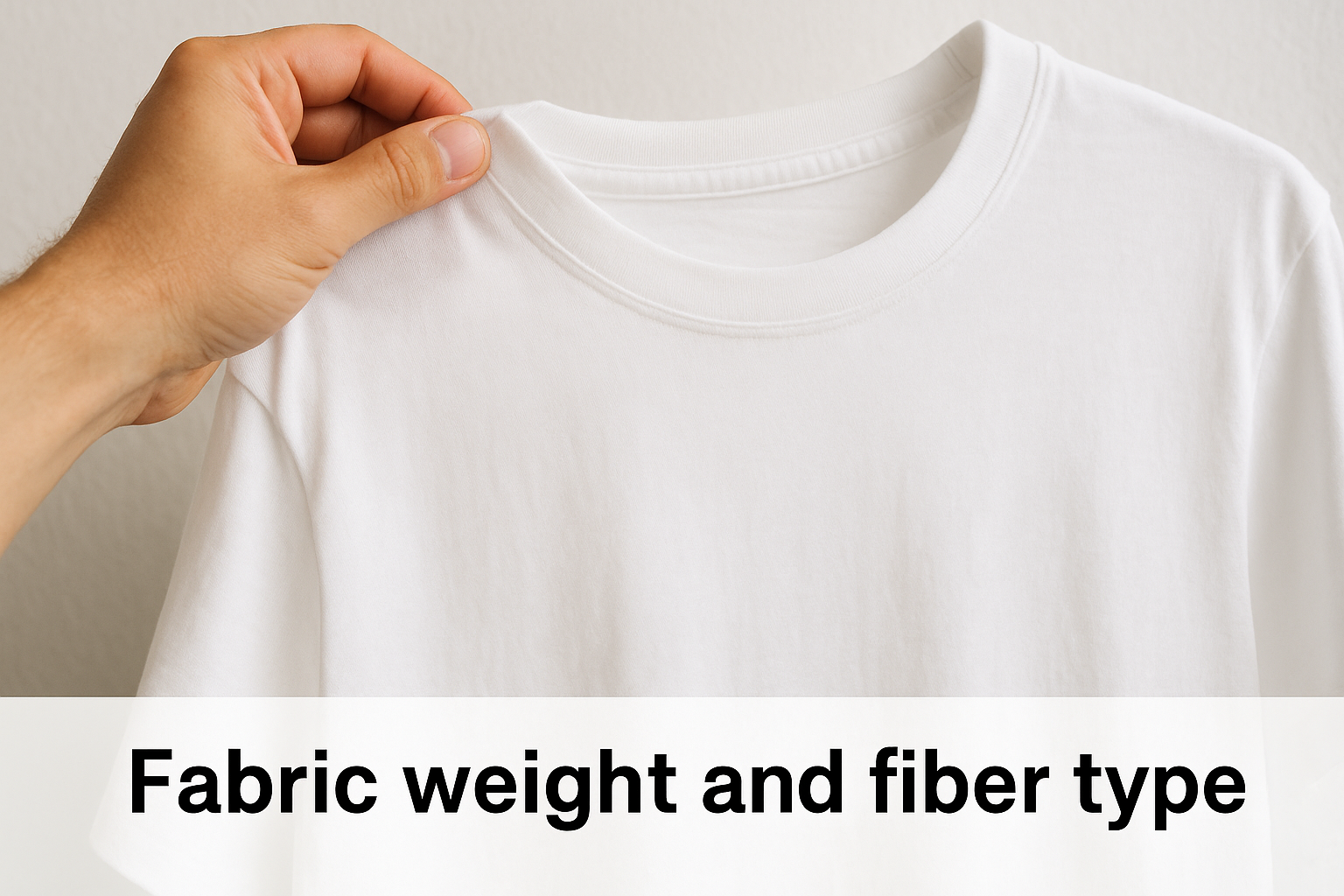Fabric weight and fiber type