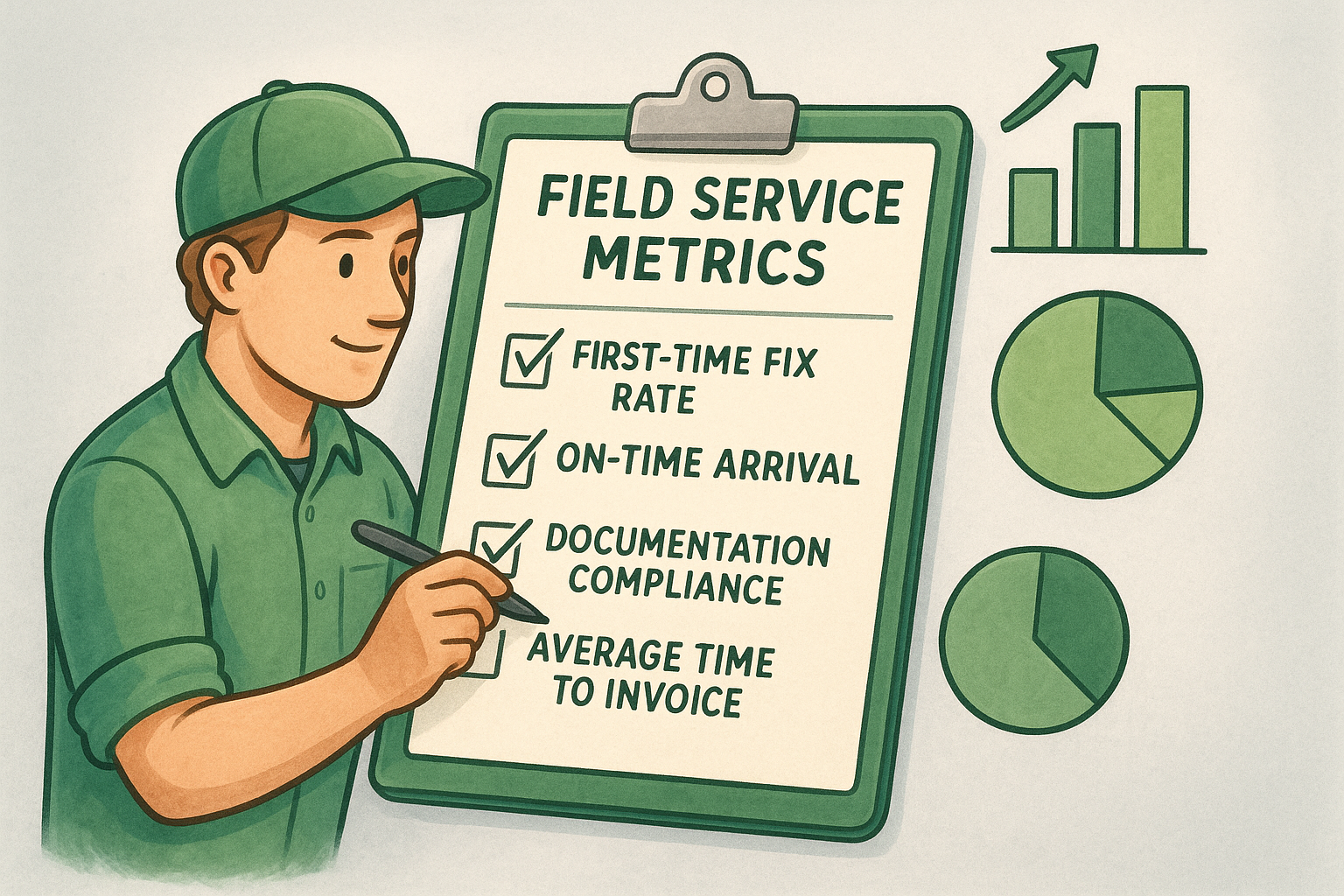 6. Track the field service metrics that actually matter
