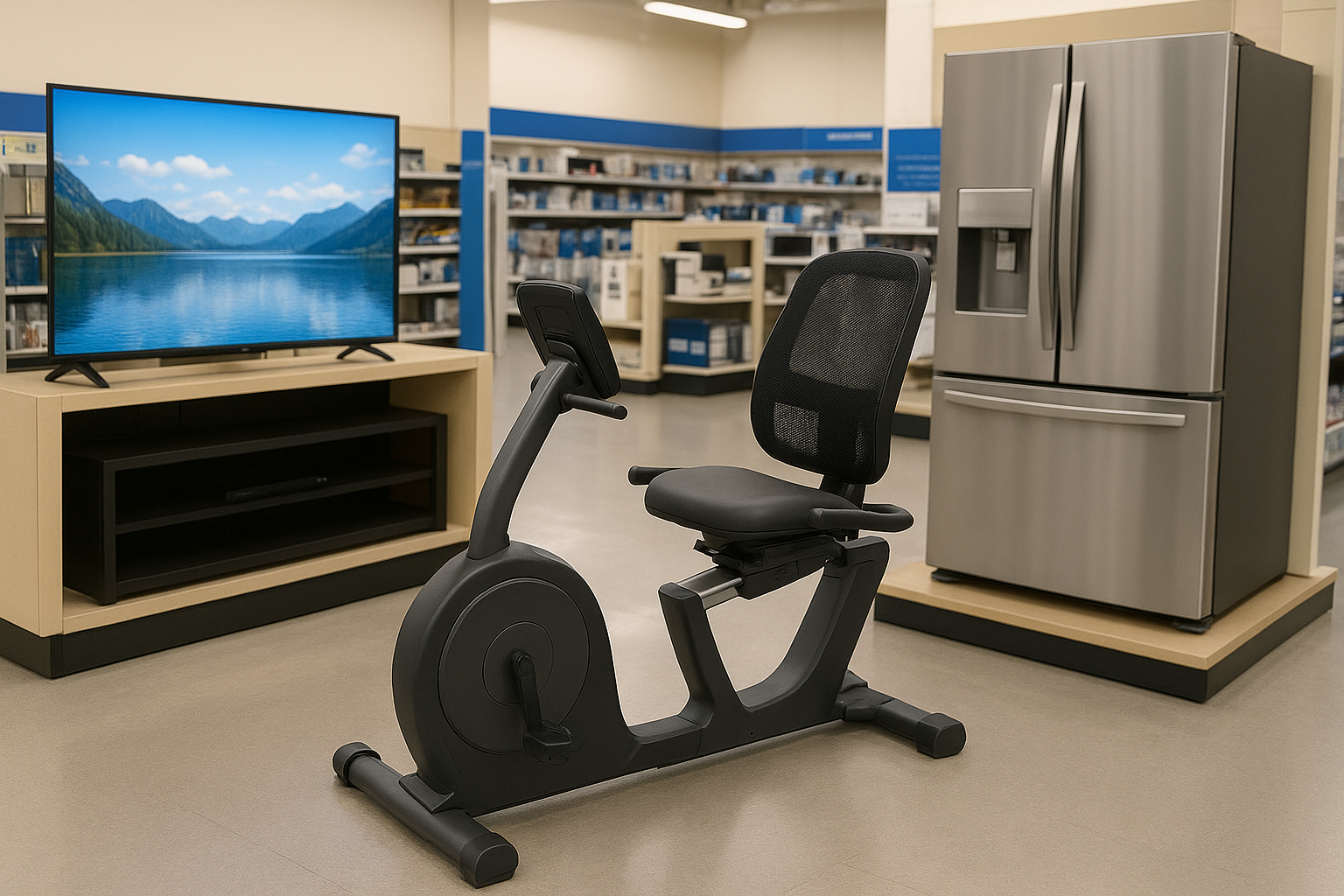 6. Walmart and Best Buy recumbent bike options
