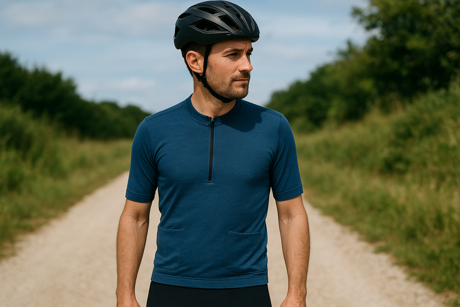 1. Brakeaway Parentini merino gravel shirt