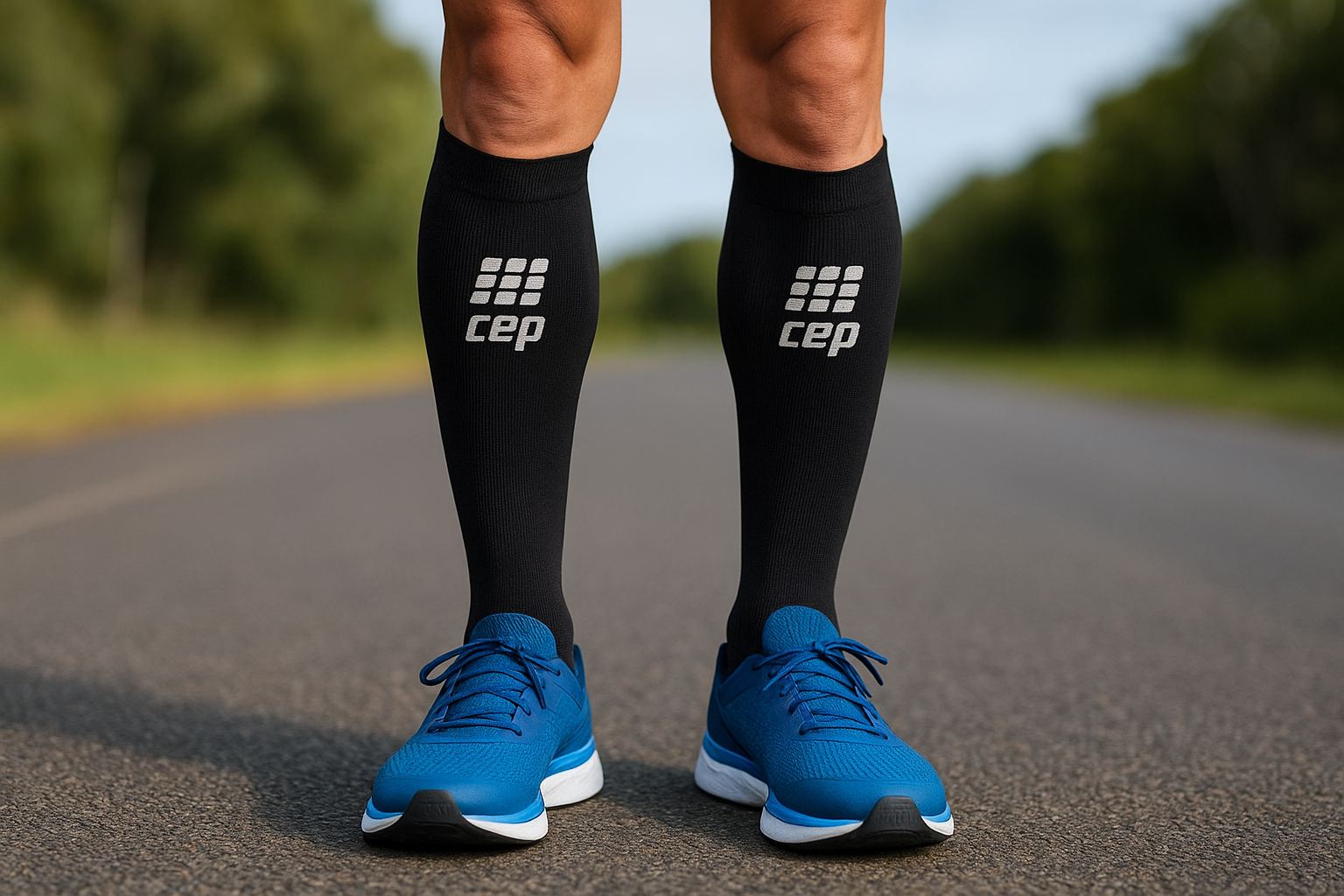 3. CEP run compression socks