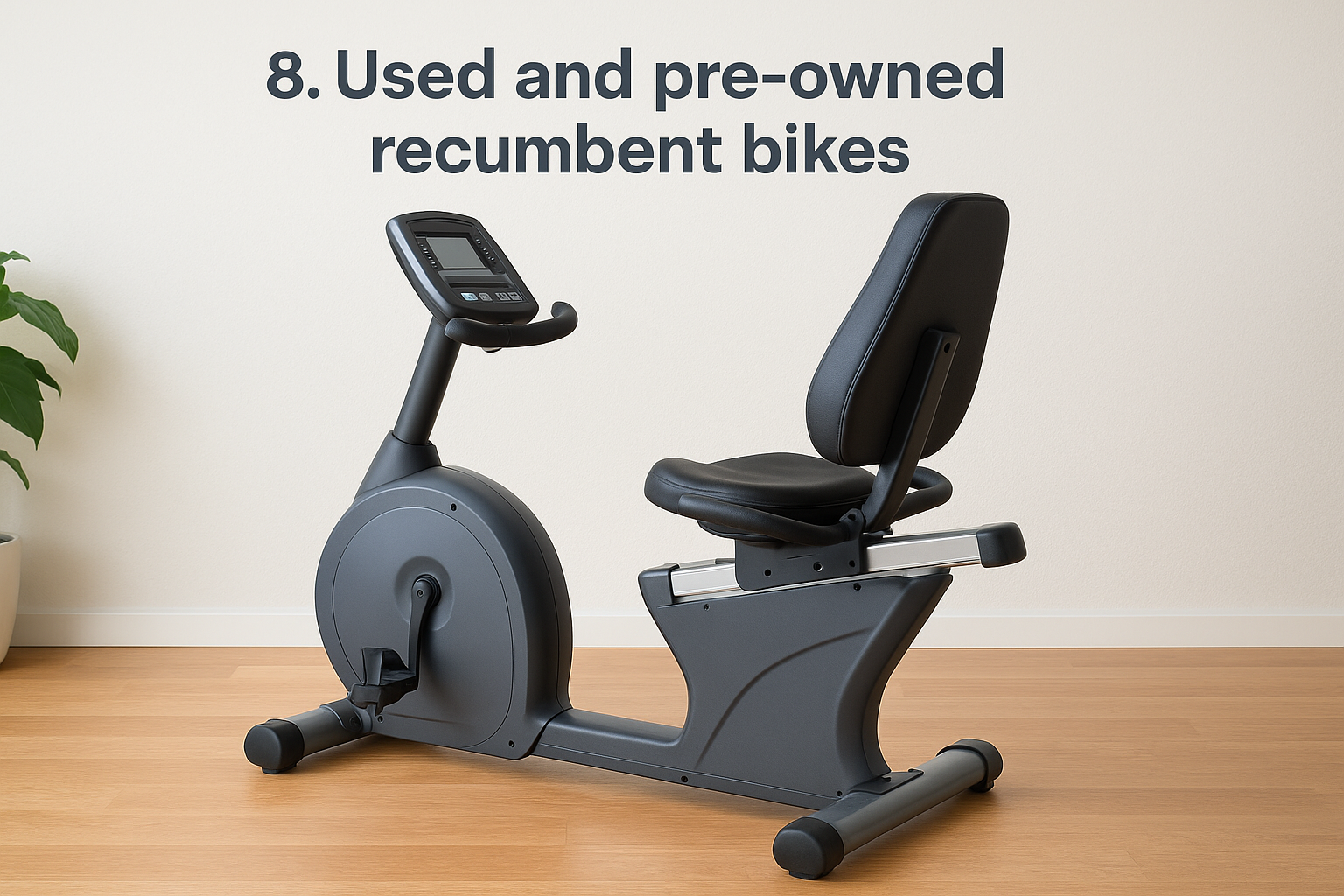 8. Used and pre-owned recumbent bikes