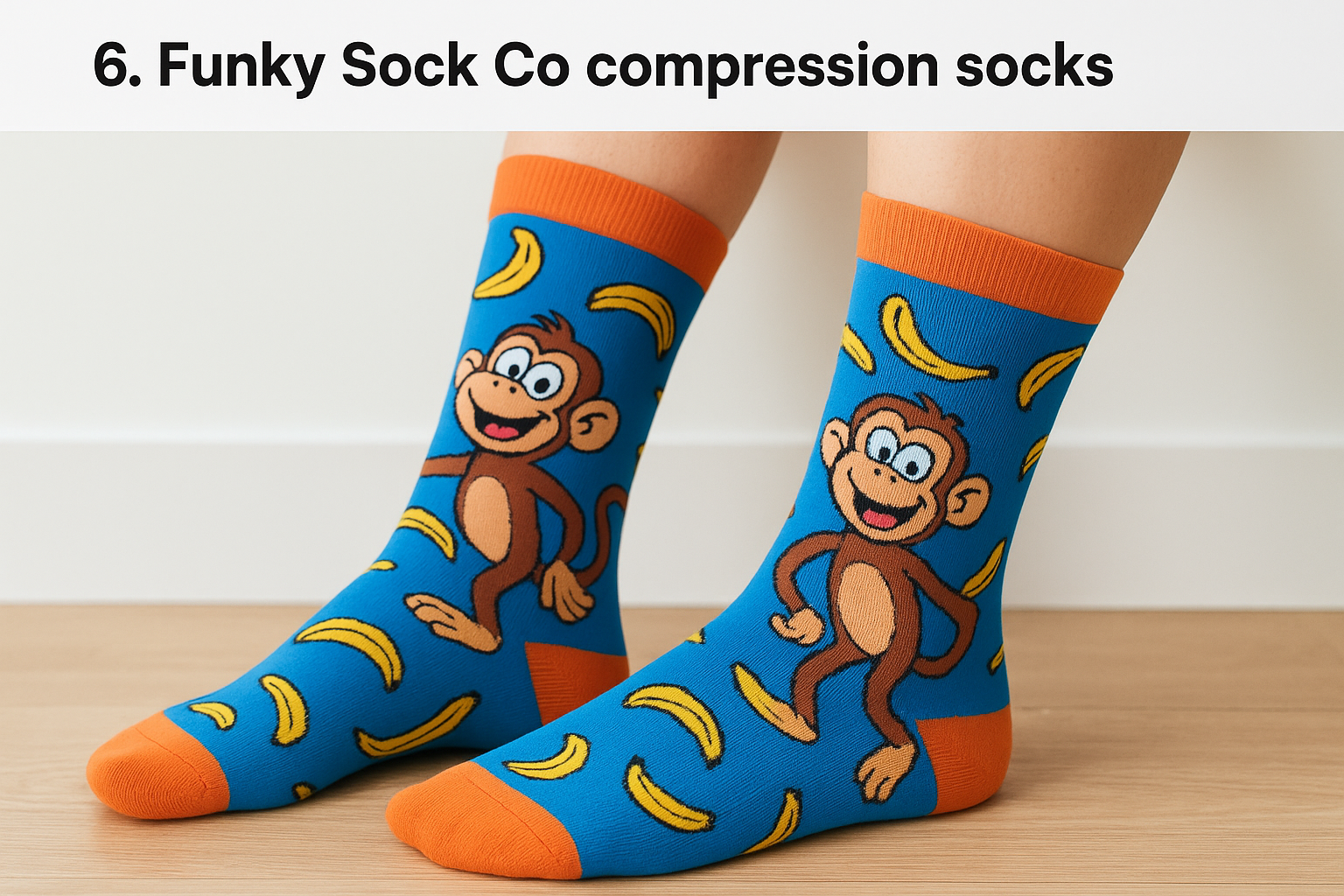 6. Funky Sock Co compression socks