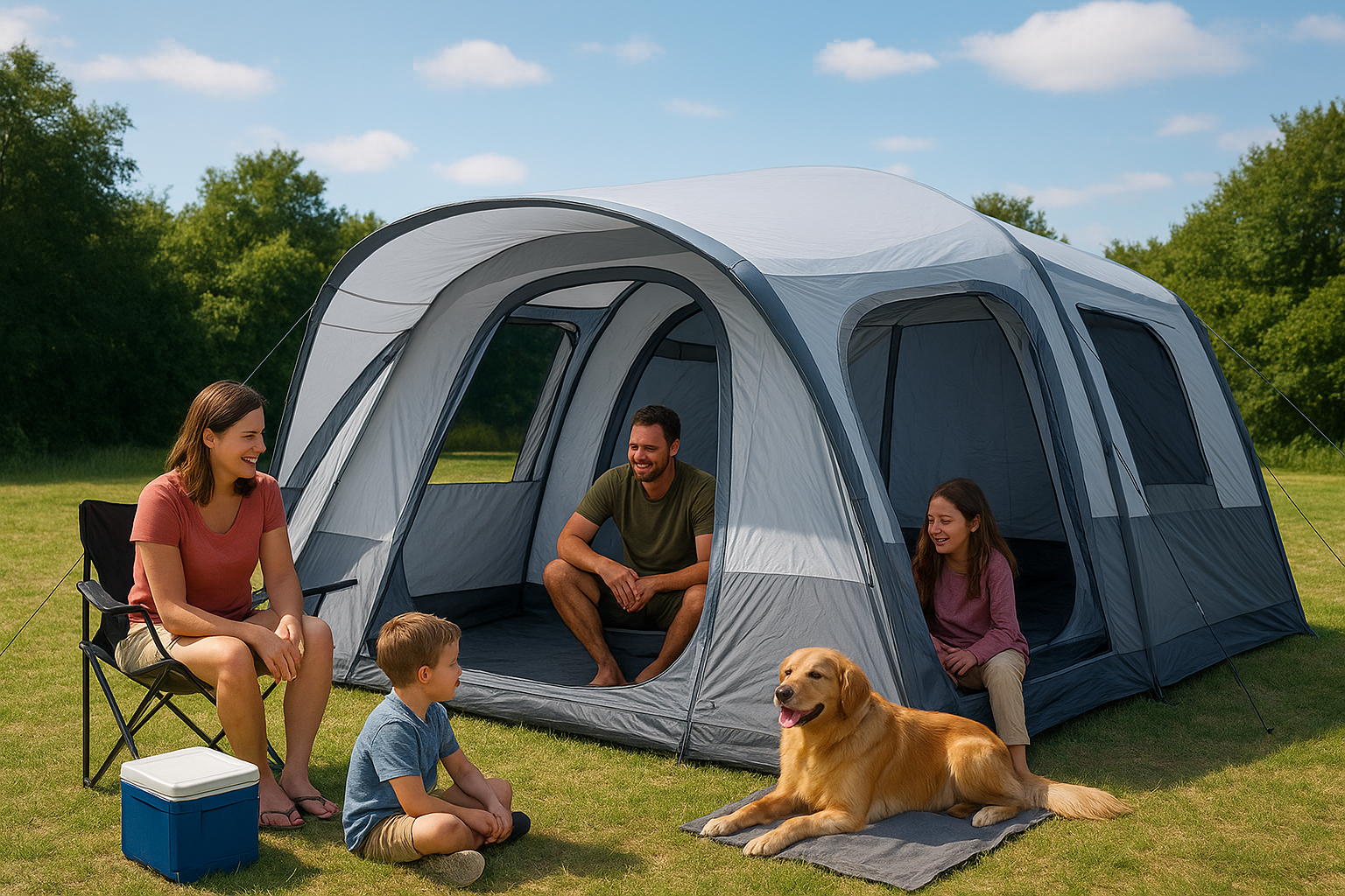 1. Coody Familia AirTent 17.2 for families and groups