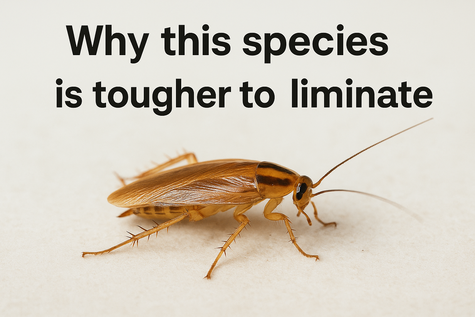 Cockroach Pest Control Near You: Cost and What to Expect 2 Why this species is tougher to eliminate