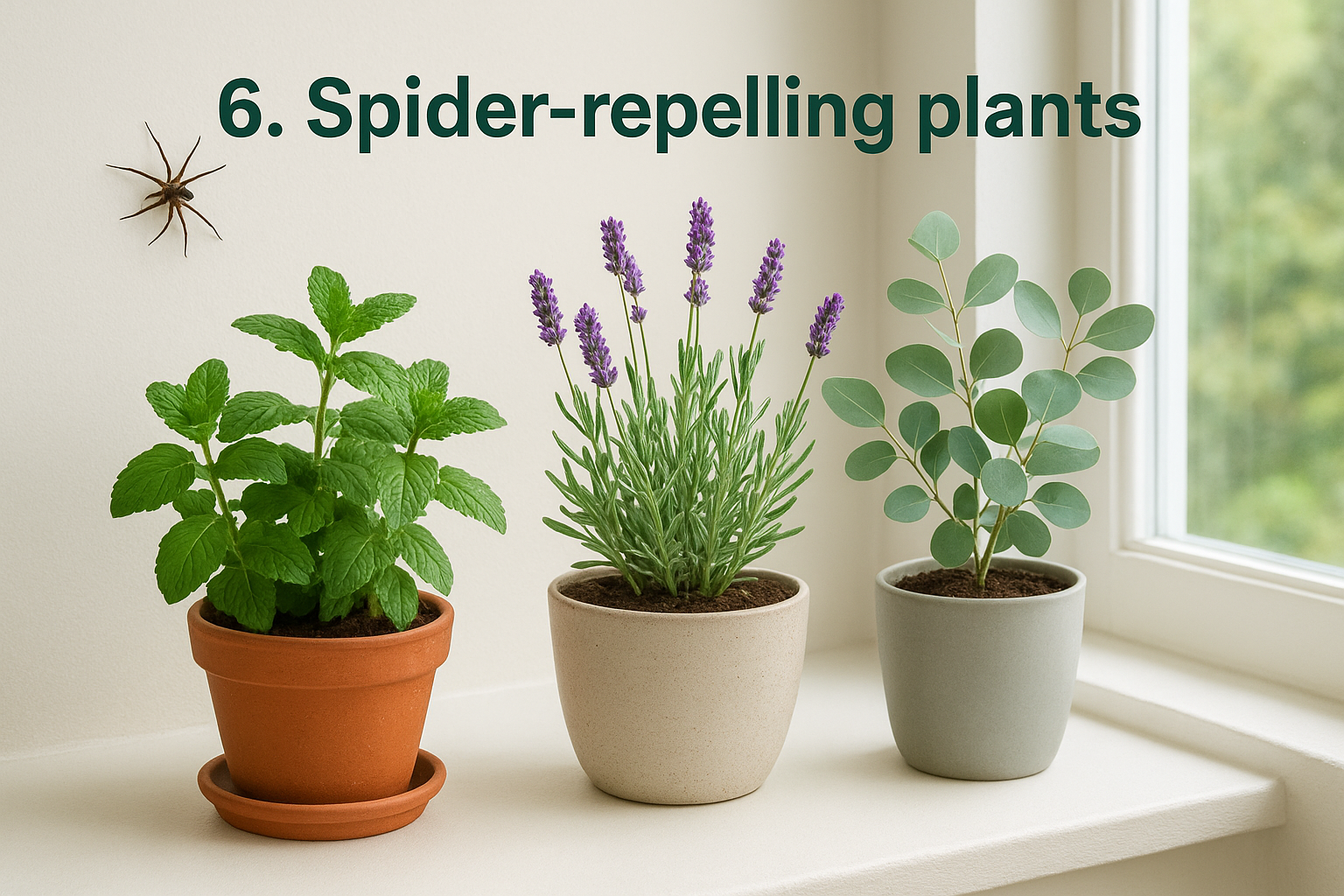 How to Get Rid of Spiders at Home: 7 Natural Remedies 2 6. Spider-repelling plants