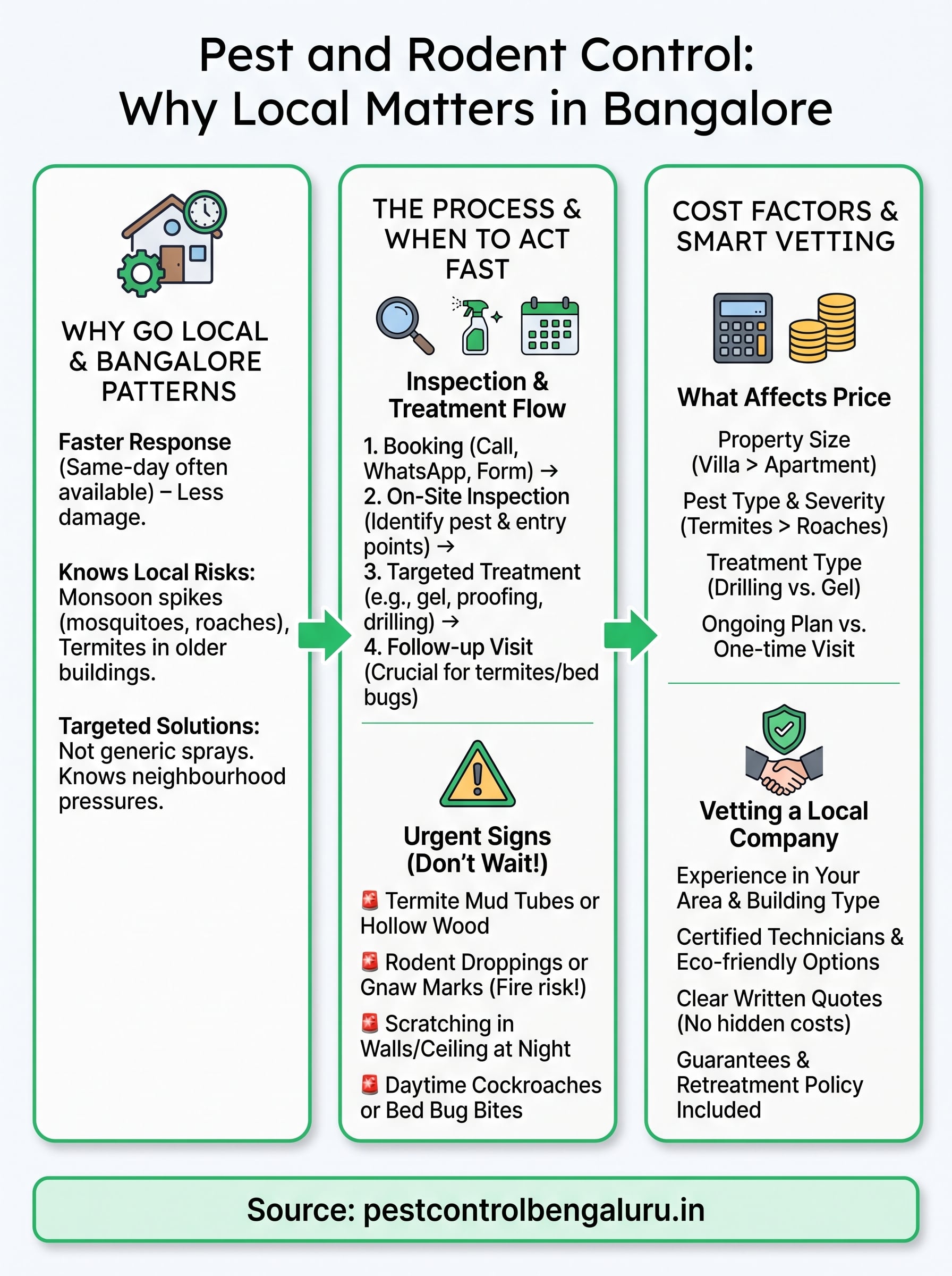 Pest and Rodent Control Near Me: What to Expect and How to Book 4 pest and rodent control near me infographic