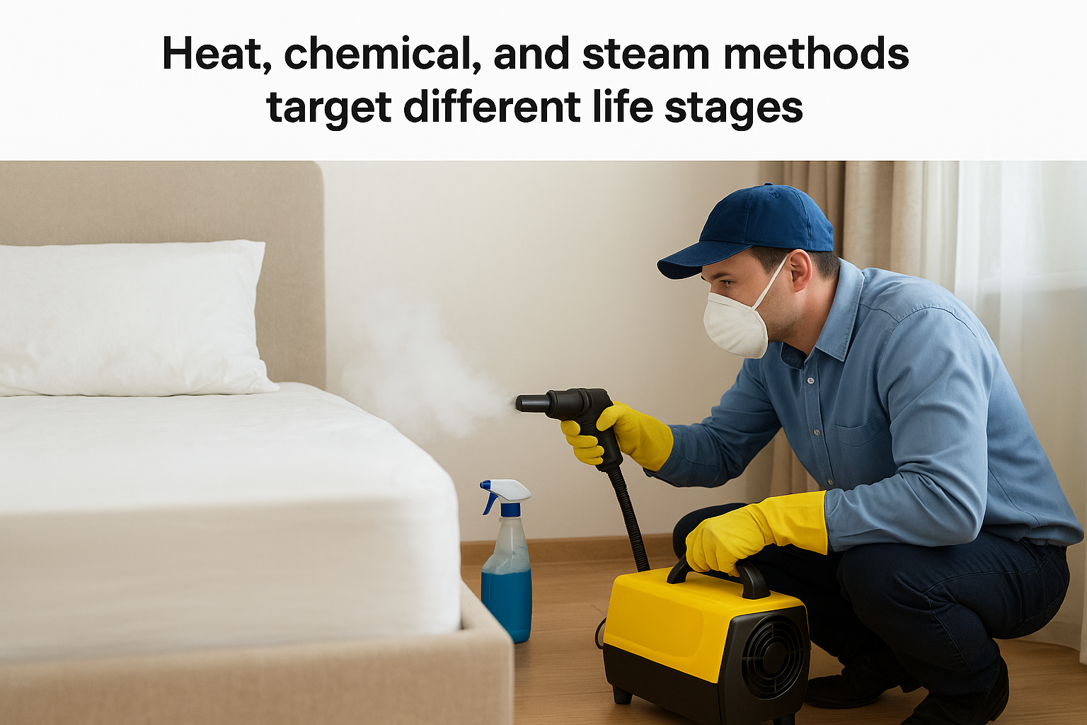 Bed Bug Treatment in Koramangala: What to Expect 2 Heat, chemical, and steam methods target different life stages