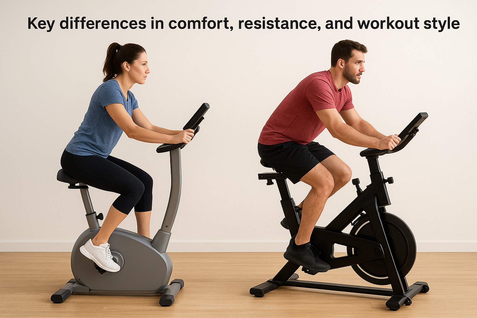 Key differences in comfort, resistance, and workout style