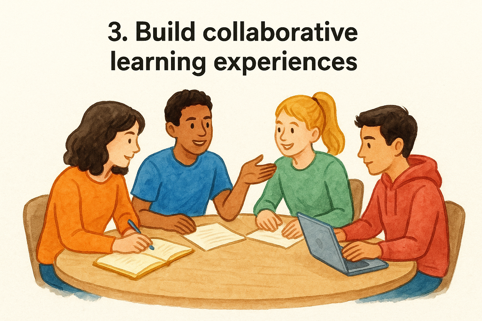 3. Build collaborative learning experiences