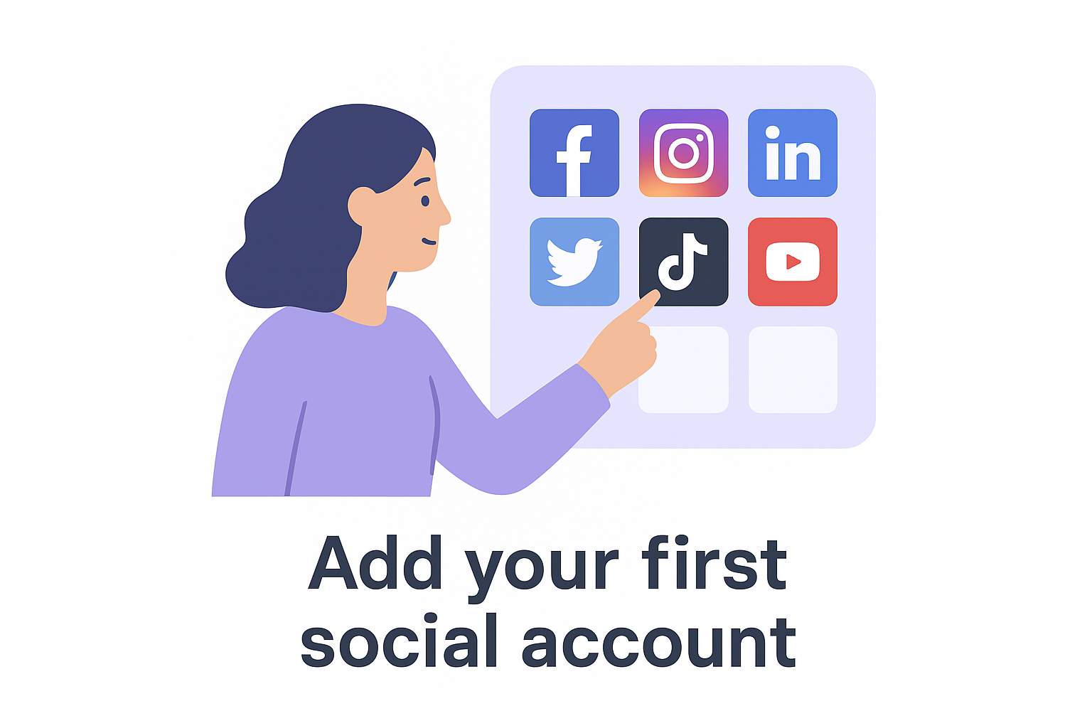 Add your first social account