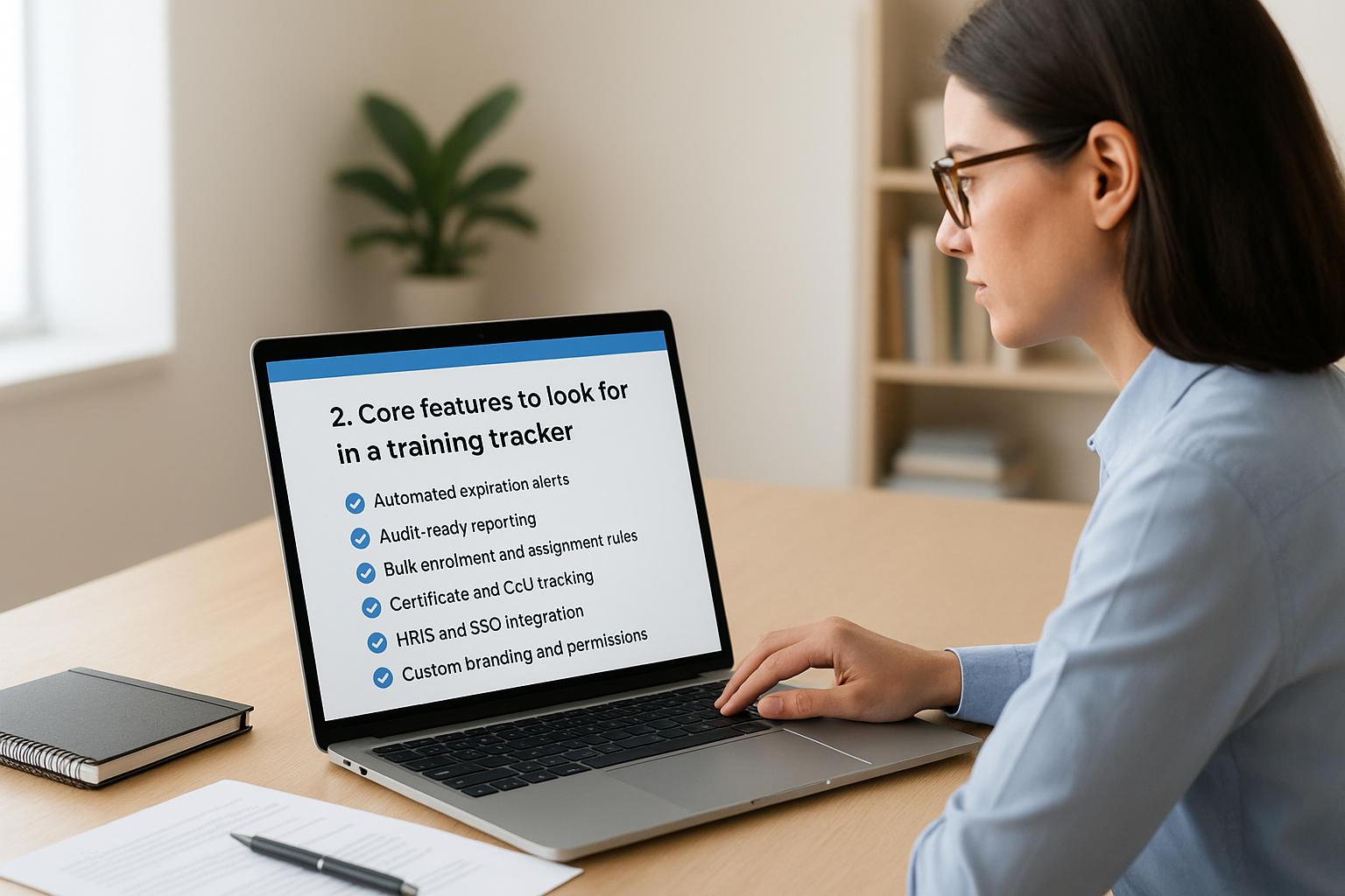 2. Core features to look for in a training tracker