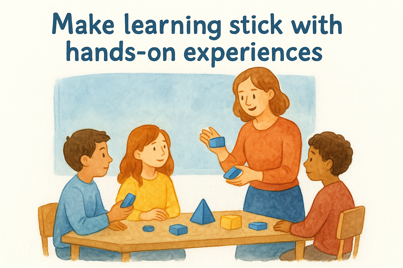 9. Make learning stick with hands-on experiences