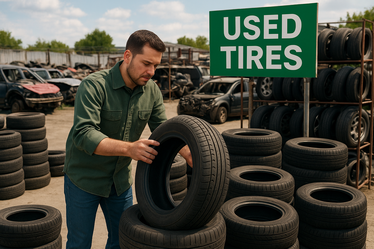 5. Auto salvage yards and used tire dealers